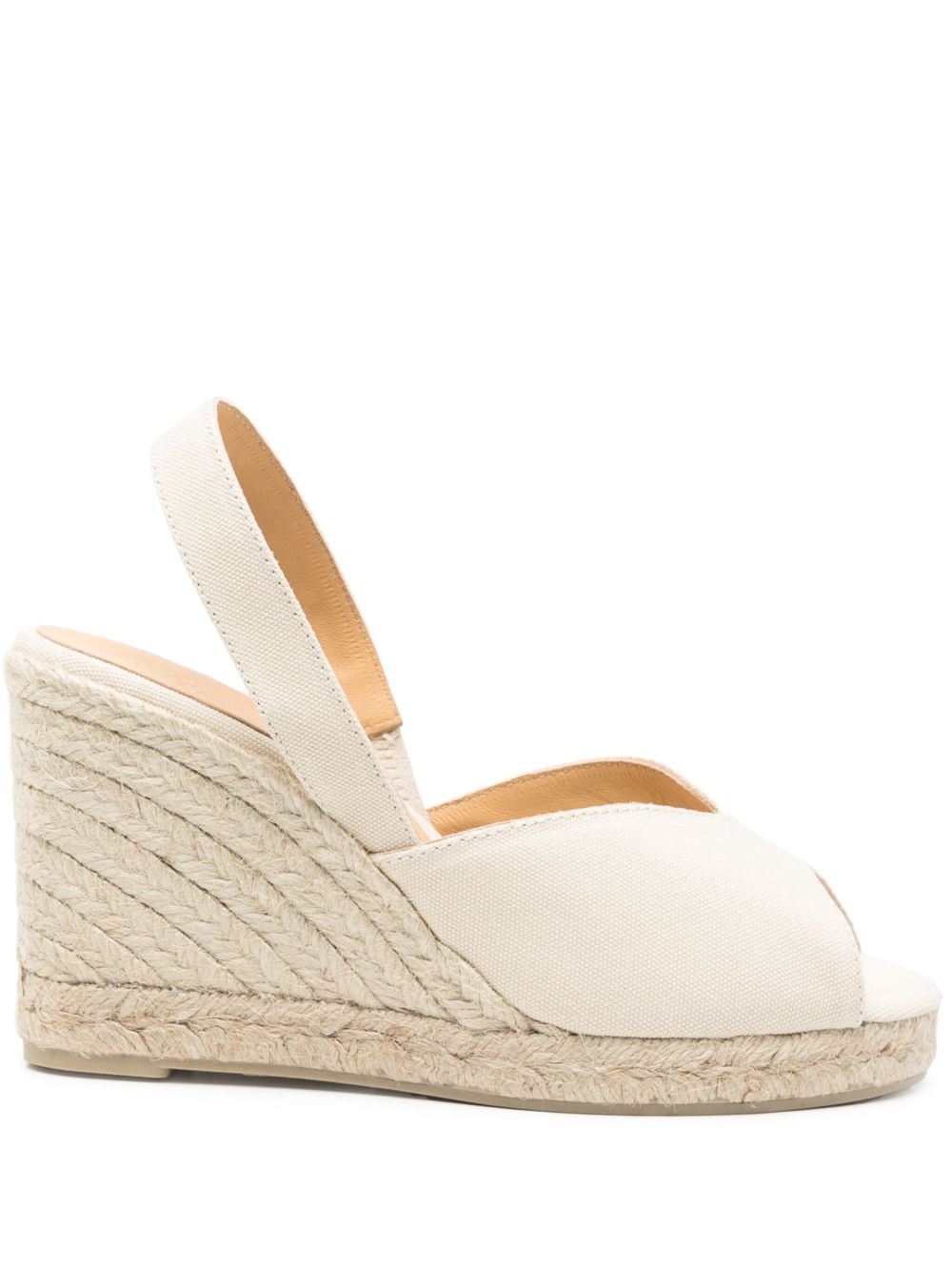 CASTAÑER Women’s Stylish Canvas Espadrilles with Braided Wedge