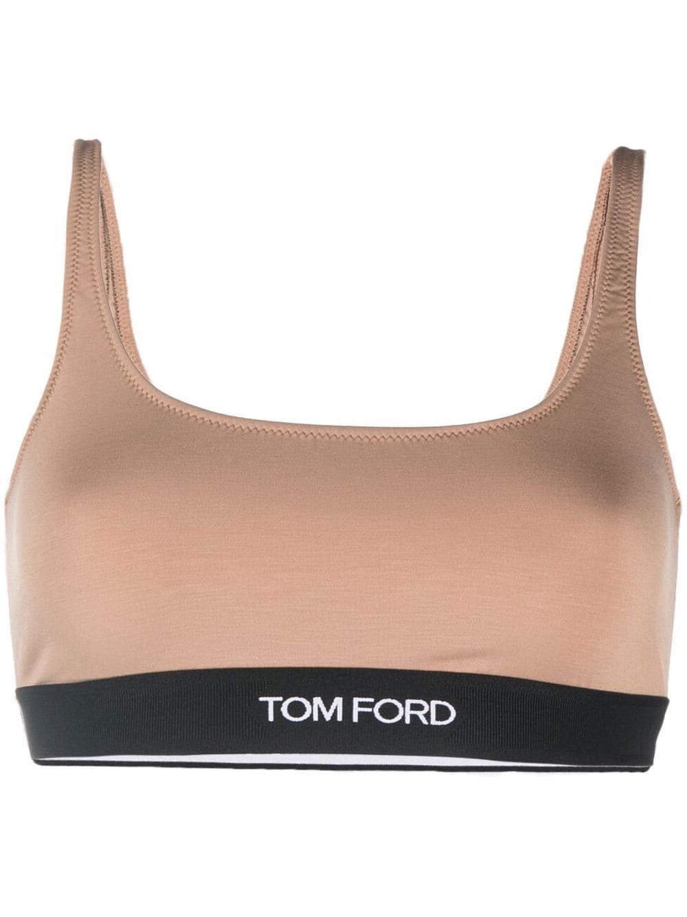 TOM FORD Logo Trim Stretch Bralette for Women