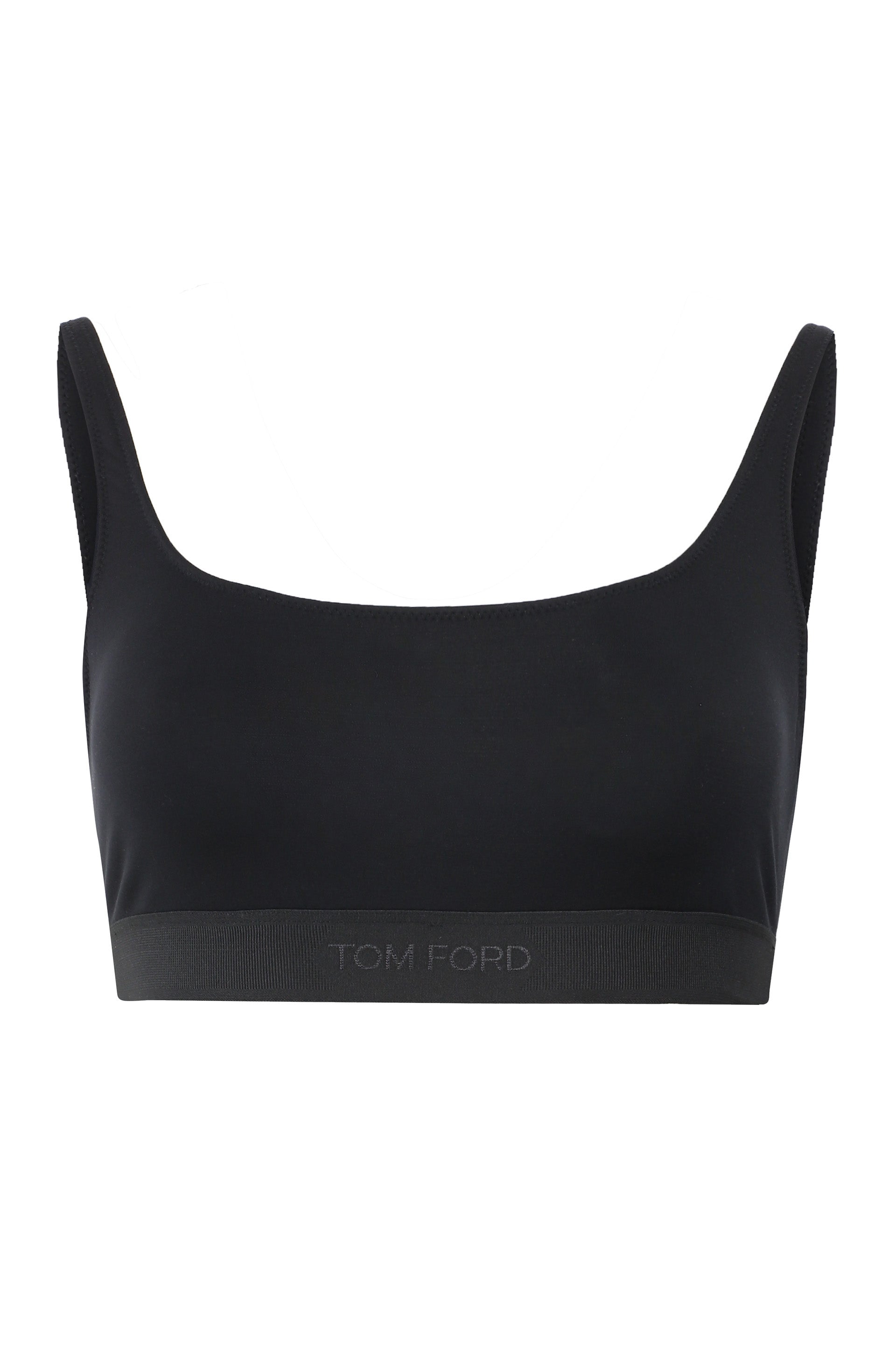 TOM FORD Sports Bra with Logo Detail Elastic Band