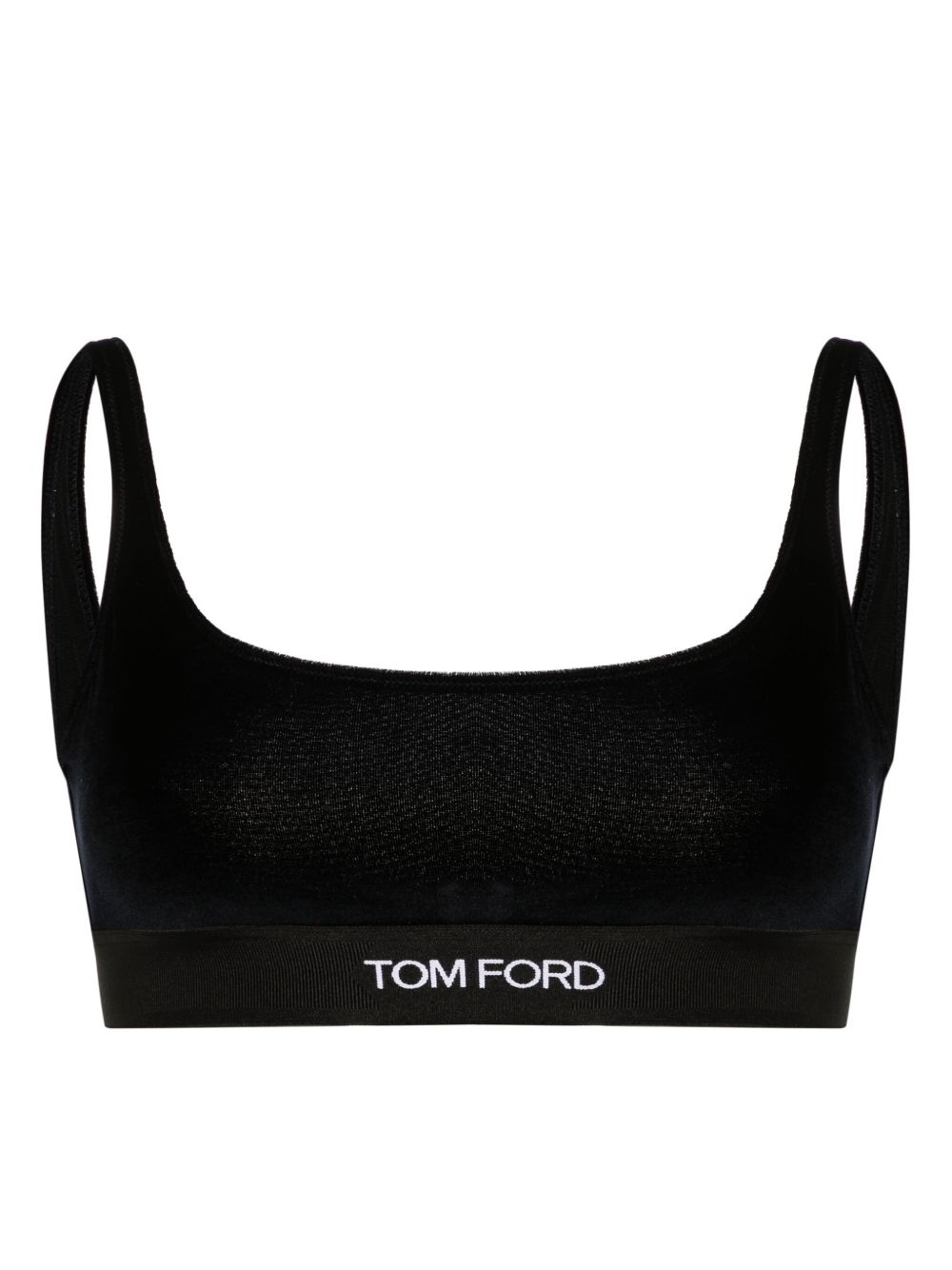 TOM FORD Stretch Velvet Bralette - Size S