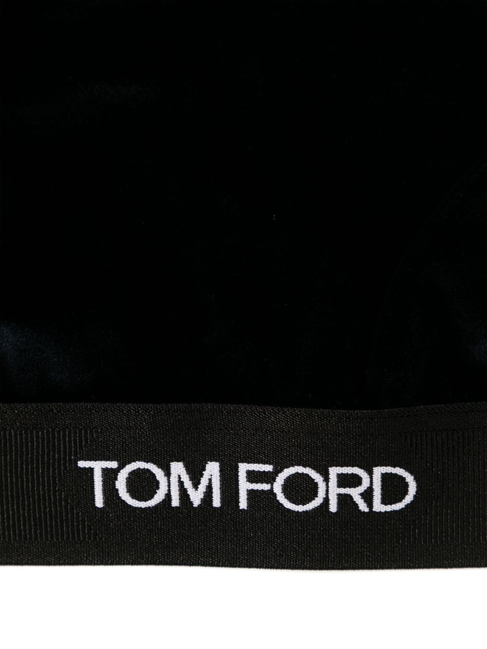 TOM FORD Stretch Velvet Bralette - Size S