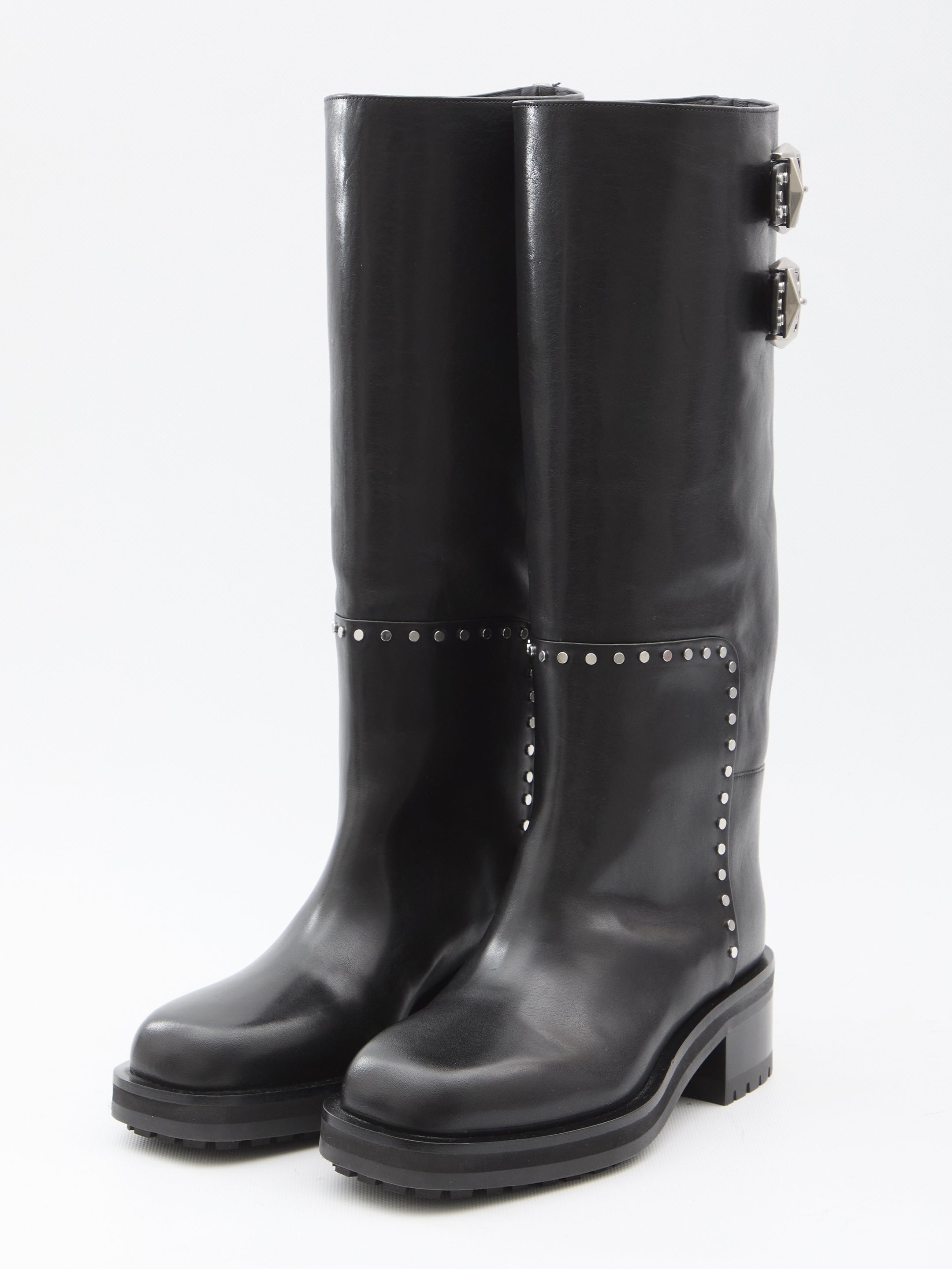 JIMMY CHOO Knee-High Tube Boots
