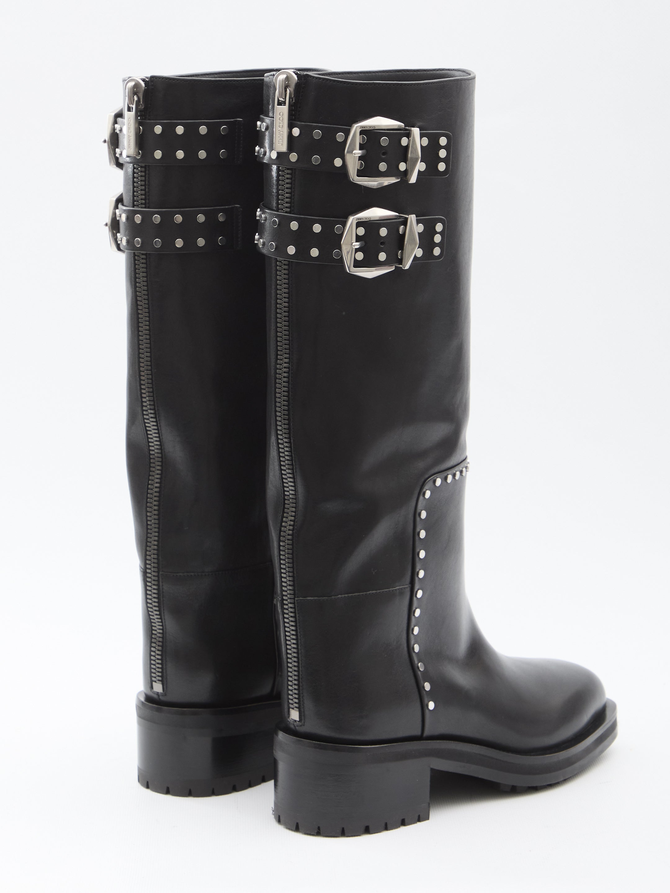JIMMY CHOO Knee-High Tube Boots