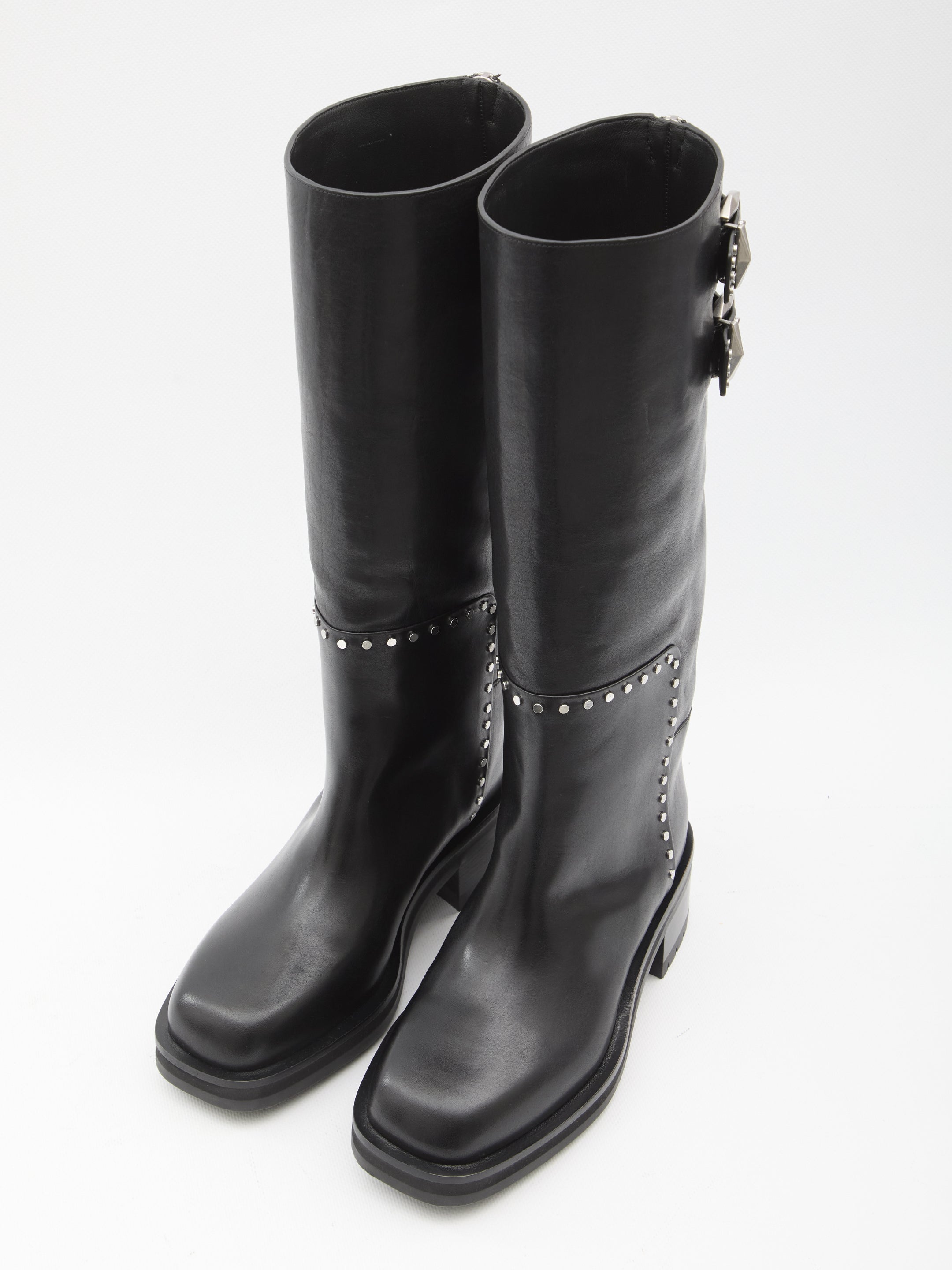 JIMMY CHOO Knee-High Tube Boots