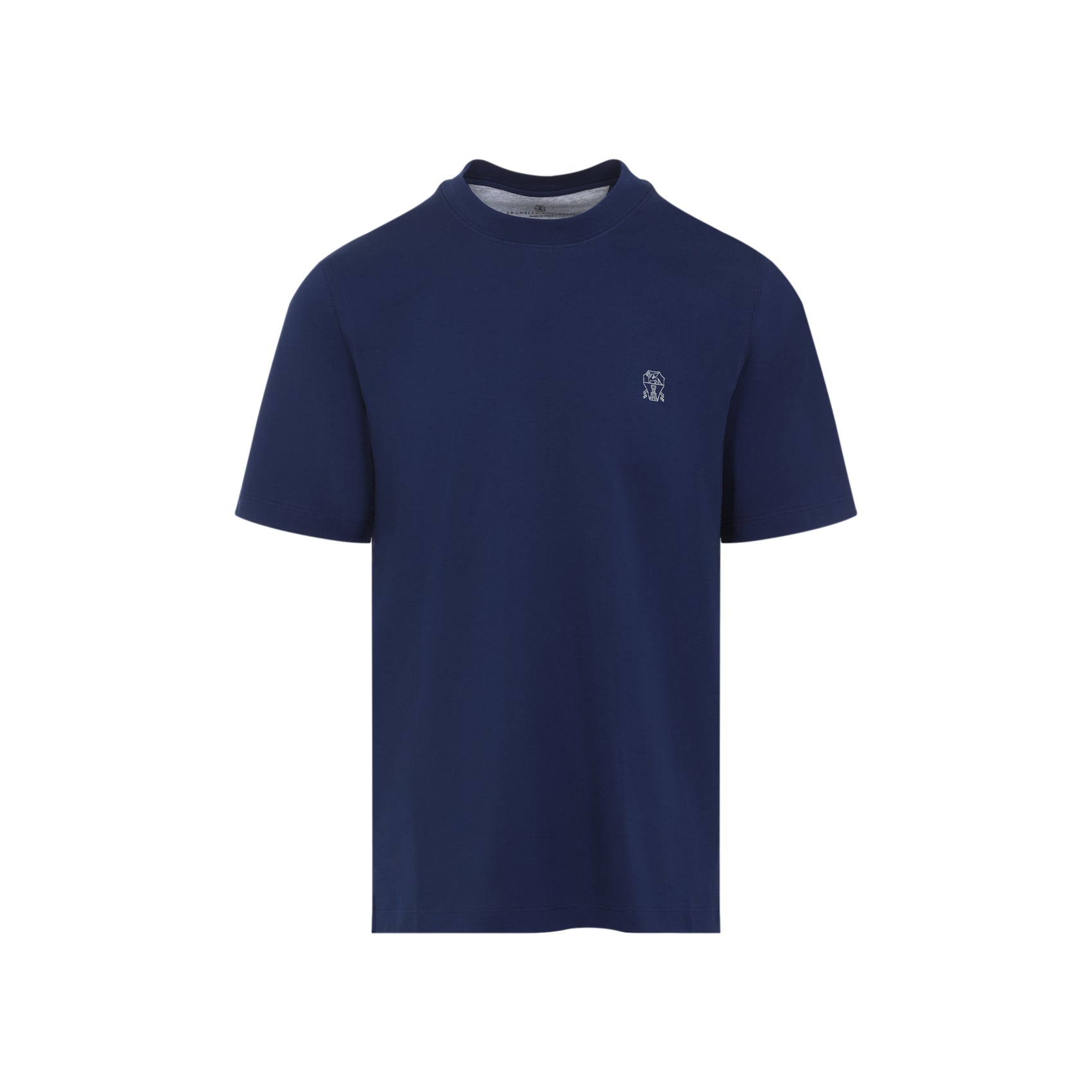 BRUNELLO CUCINELLI Classic Round Neck T-Shirt for Men