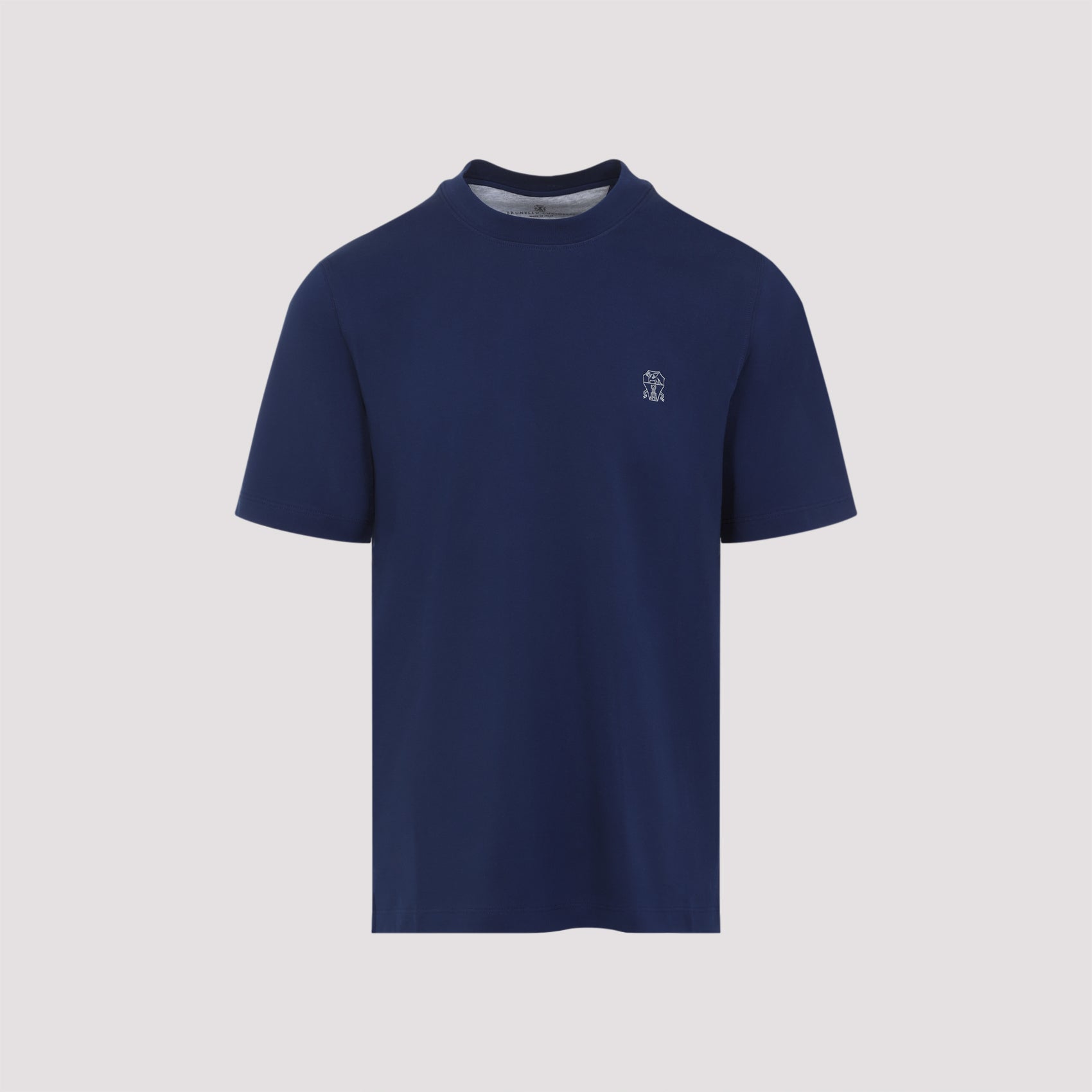BRUNELLO CUCINELLI Classic Round Neck T-Shirt for Men