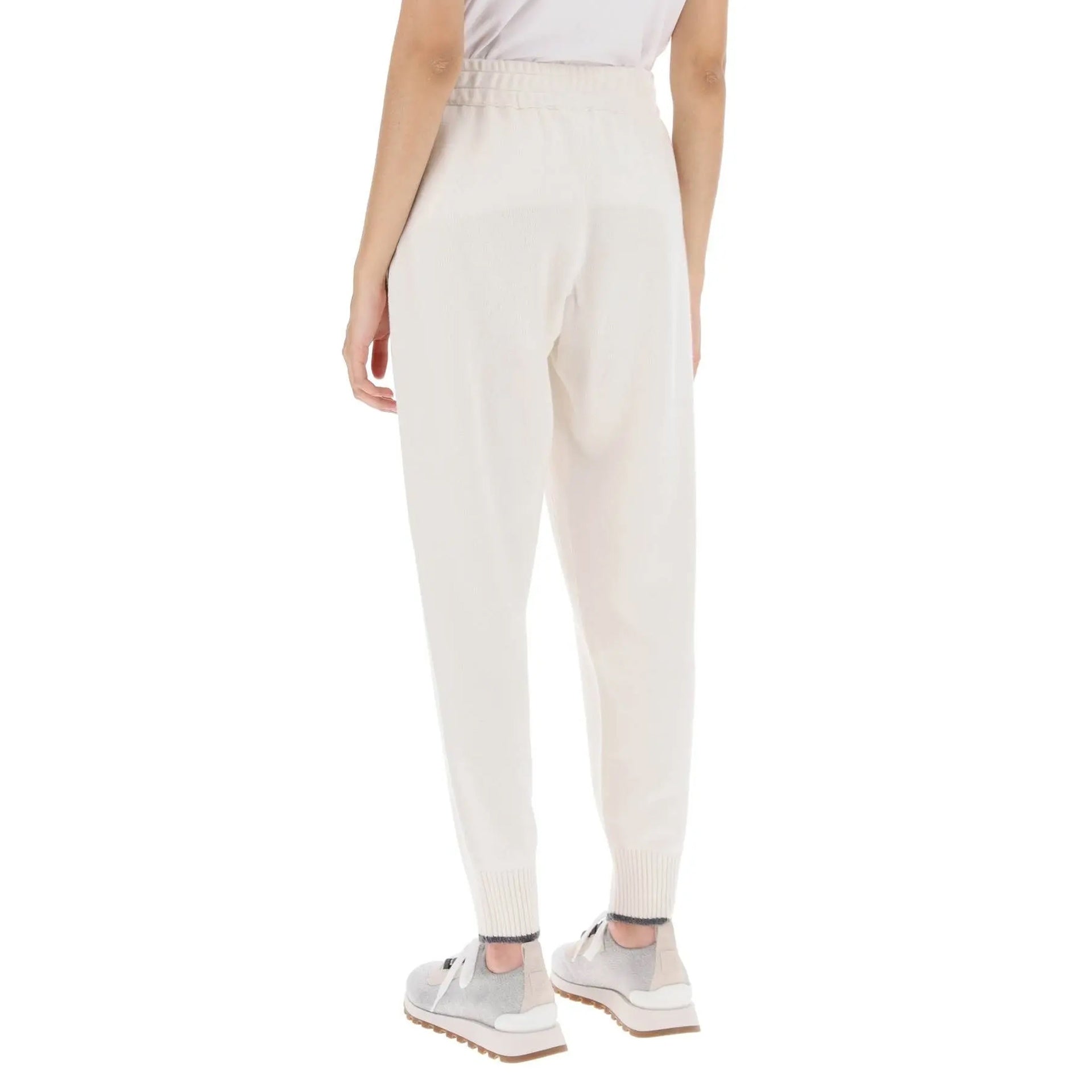 BRUNELLO CUCINELLI Luxury Cashmere Jogging Pants for Women
