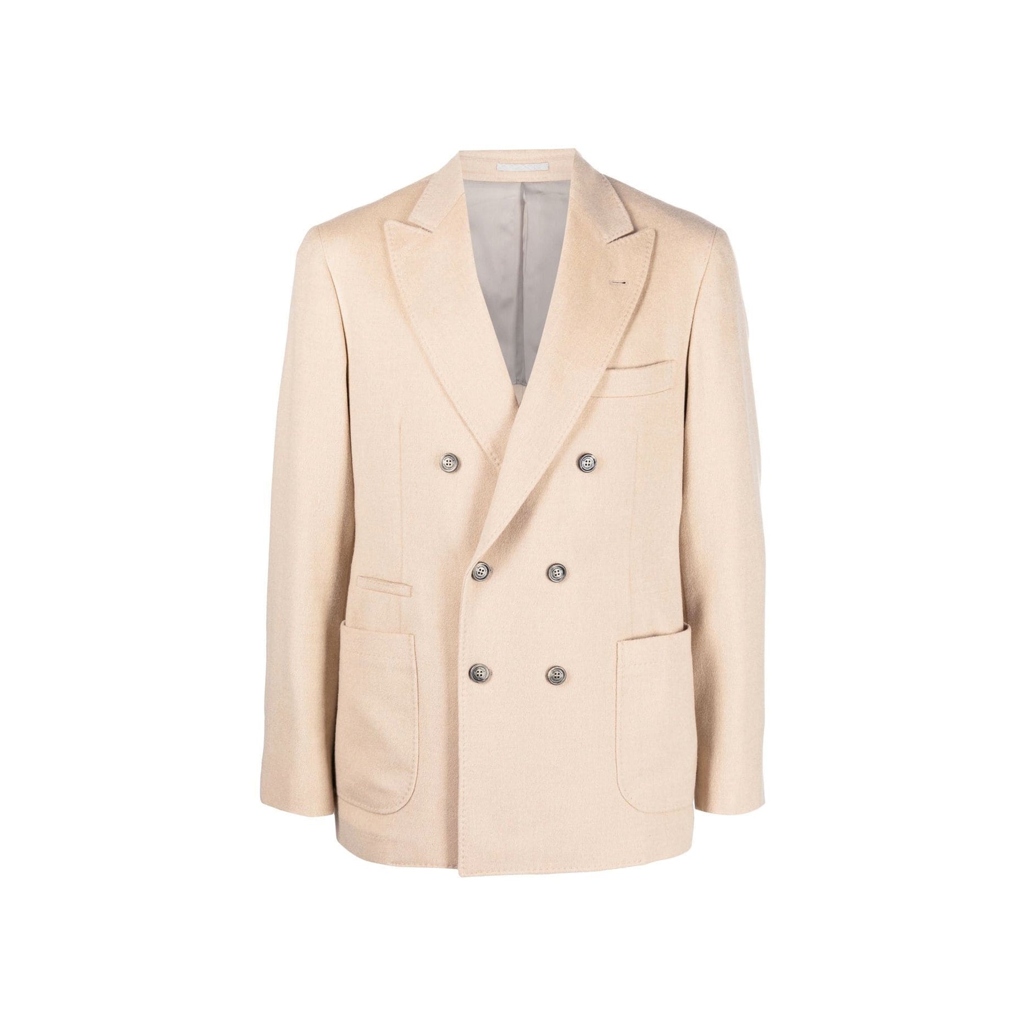 BRUNELLO CUCINELLI Men's Double-Breasted Wool Jacket