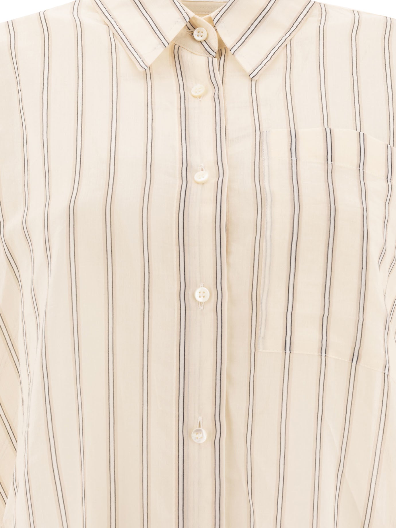 BRUNELLO CUCINELLI Elegant Women's Shirt with Unique Chain Detail