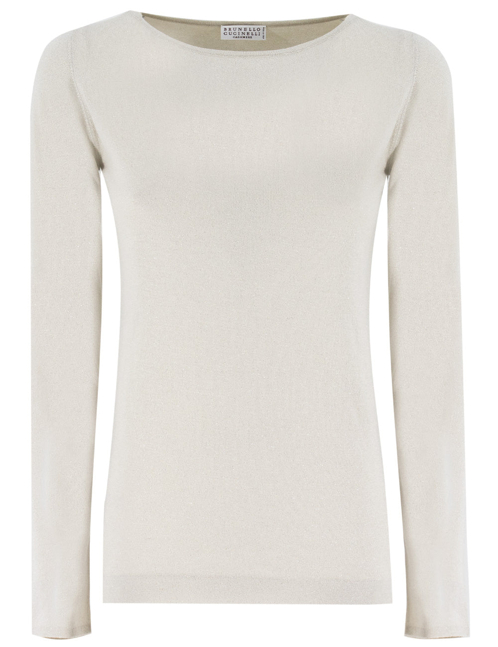 BRUNELLO CUCINELLI Luxurious Cashmere Sweater with Boat Neckline