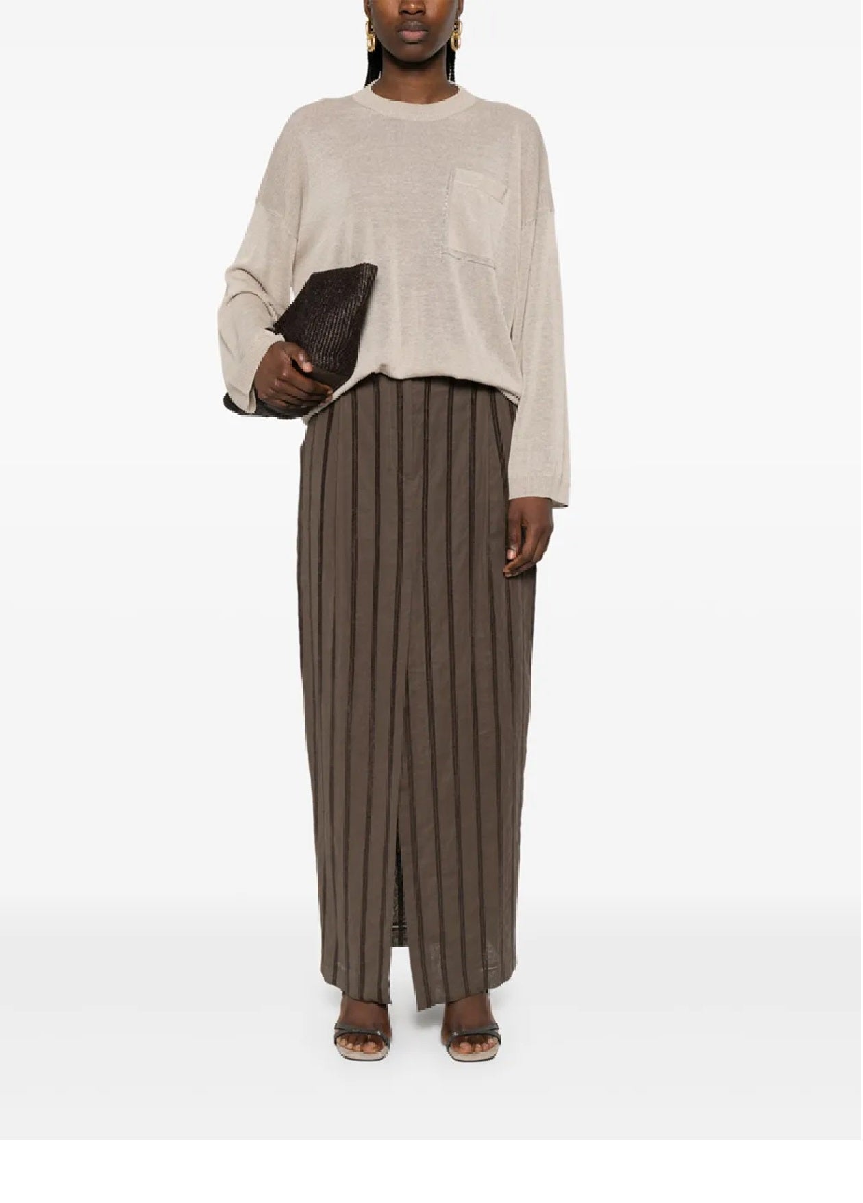 BRUNELLO CUCINELLI Luxurious Women’s Knitwear Crew Neck - Size M/L