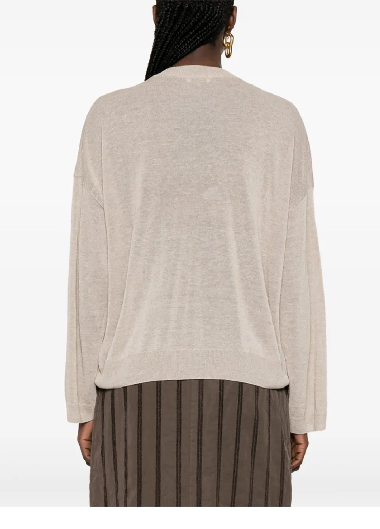 BRUNELLO CUCINELLI Luxurious Women’s Knitwear Crew Neck - Size M/L