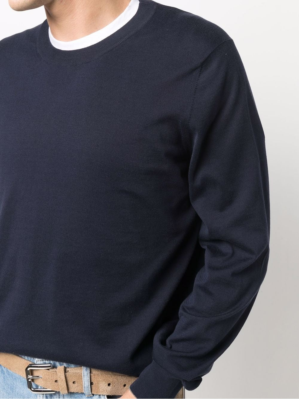 BRUNELLO CUCINELLI Round Neck Long Sleeve Knitwear for Men