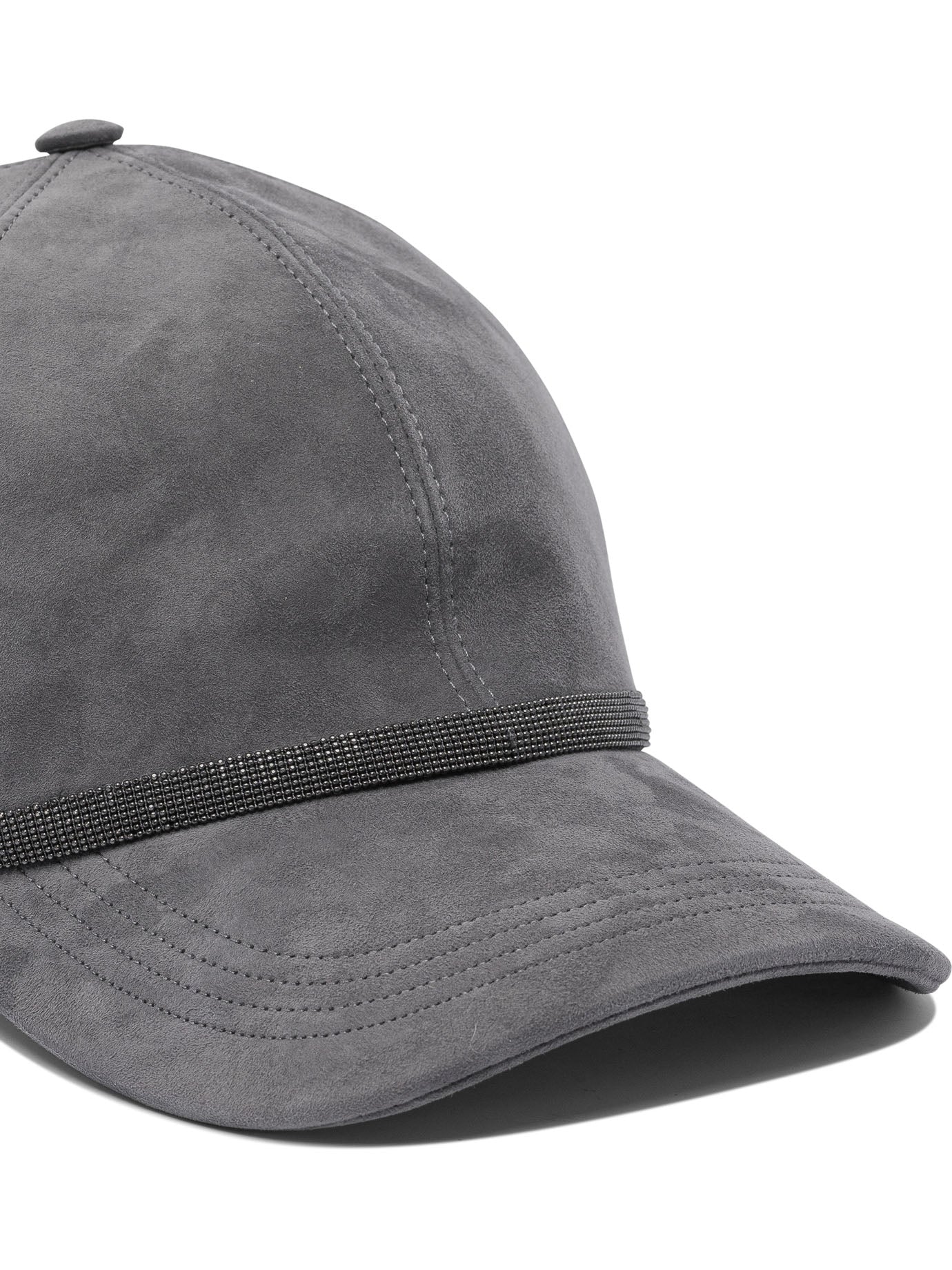 BRUNELLO CUCINELLI Elegant Suede Hat for Women - Spring Summer Collection 2025