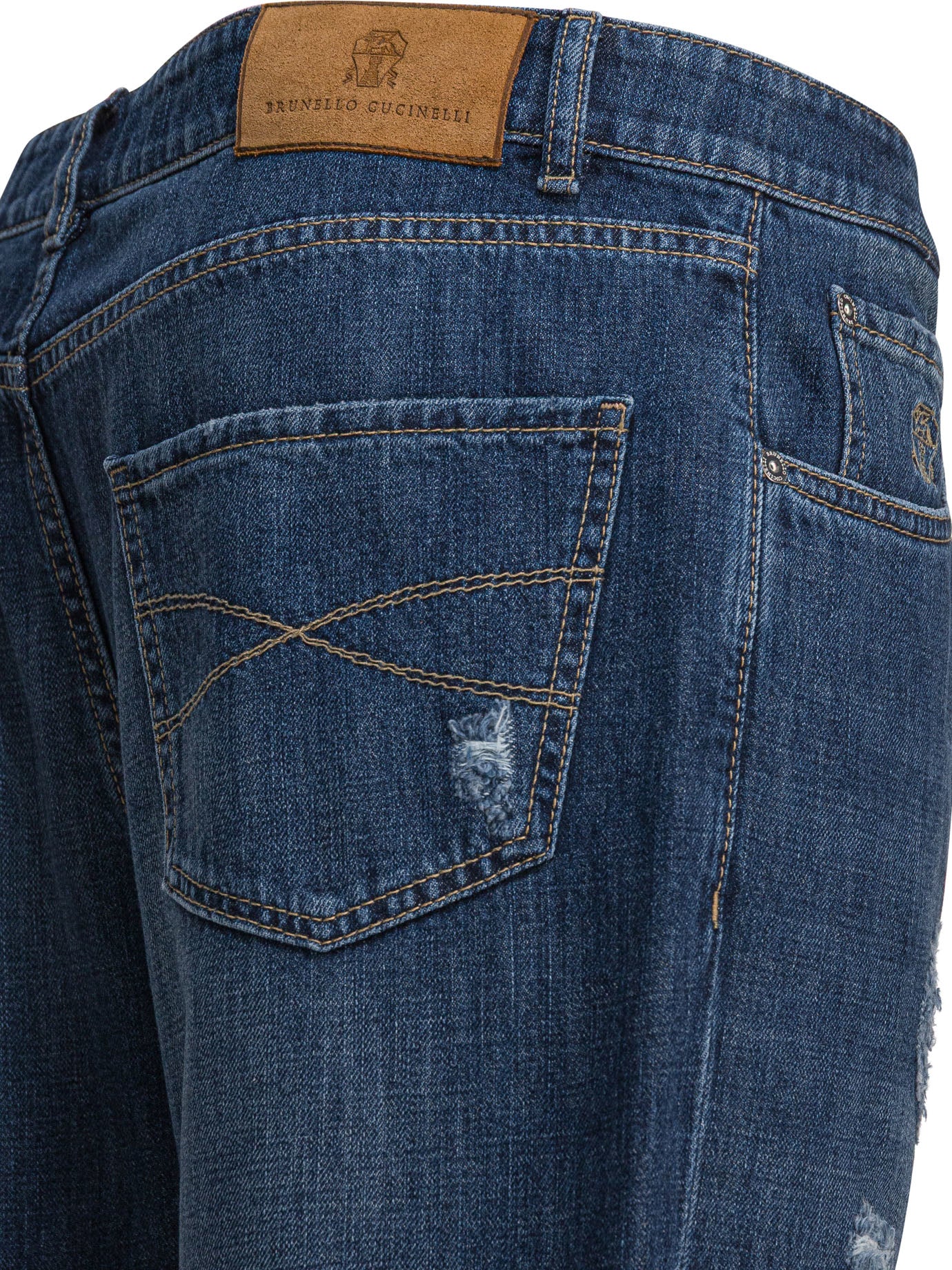 BRUNELLO CUCINELLI Leisure Fit Five-Pocket Jeans for Men