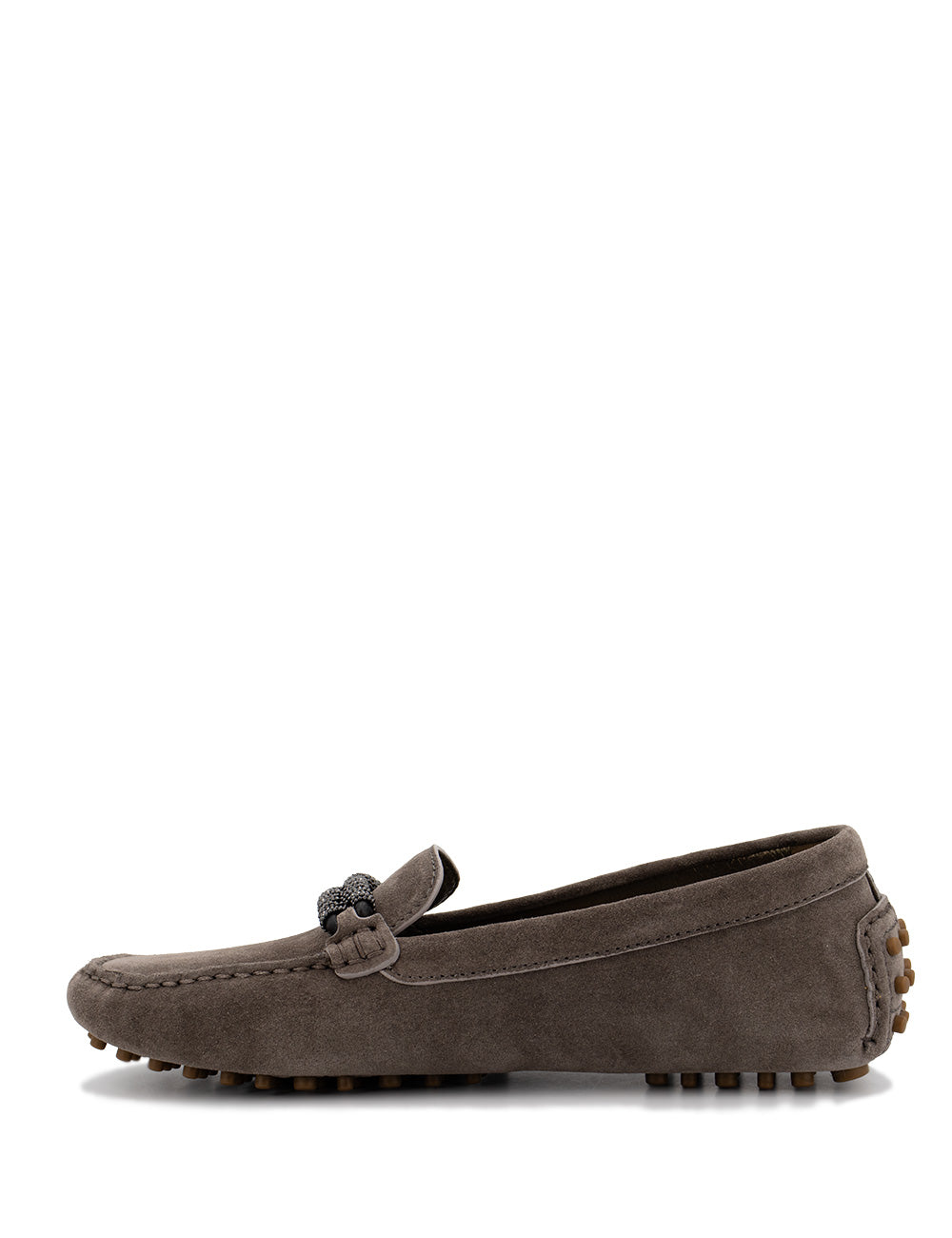 BRUNELLO CUCINELLI Luxury Suede Moccasins for Women - Spring Summer