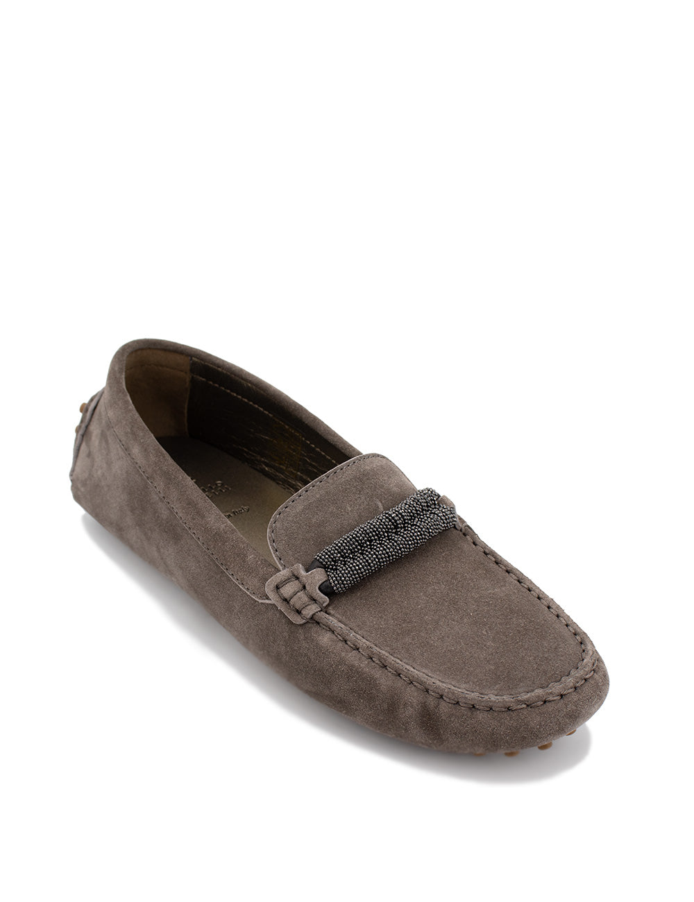 BRUNELLO CUCINELLI Luxury Suede Moccasins for Women - Spring Summer