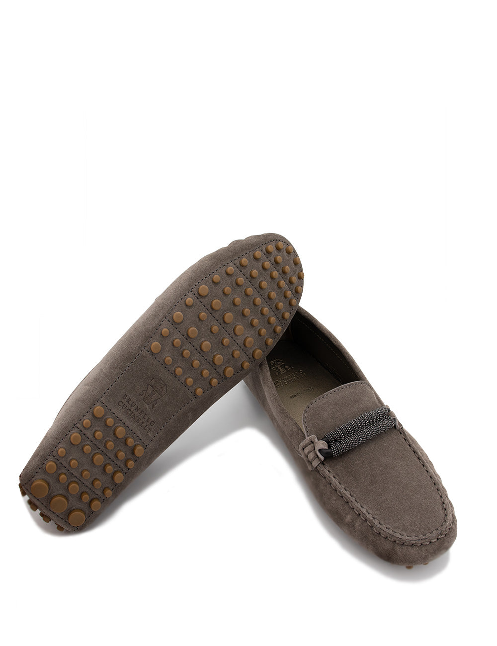 BRUNELLO CUCINELLI Luxury Suede Moccasins for Women - Spring Summer