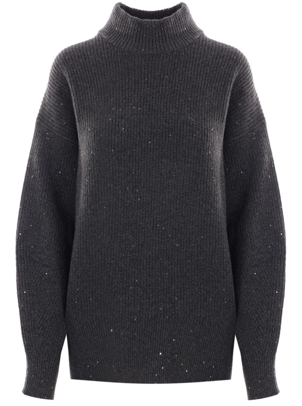 BRUNELLO CUCINELLI Elegant Mock Neck Sweater - Medium/Large