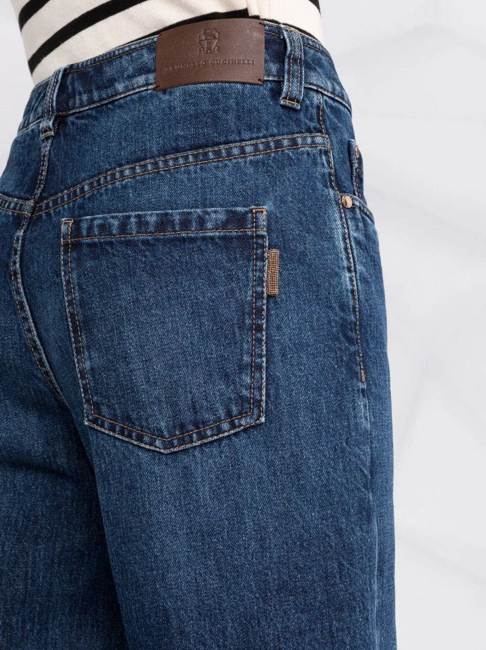 BRUNELLO CUCINELLI Stylish Women's Denim Trousers