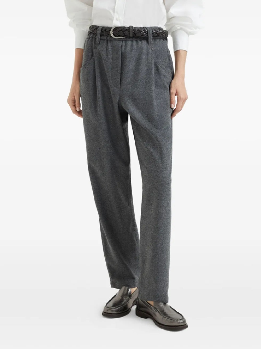 BRUNELLO CUCINELLI Elegant Trousers for Women - Flattering Fit