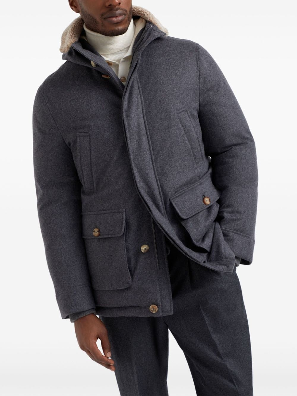 BRUNELLO CUCINELLI Luxury Puffer Jacket - Modern Fit