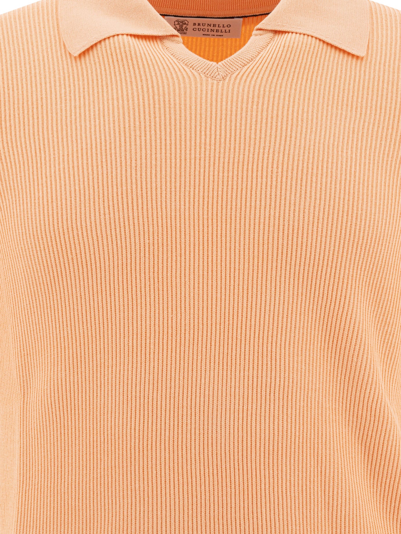 BRUNELLO CUCINELLI Men's Lightweight Linen-Cotton Blend Polo Shirt