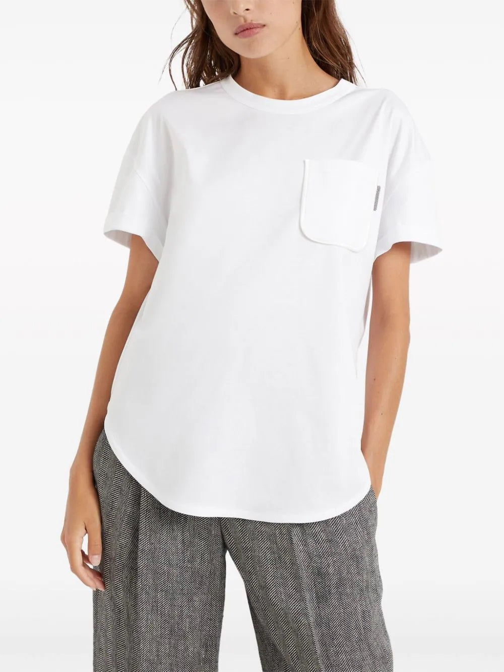 BRUNELLO CUCINELLI Elegant Casual T-shirt for Women