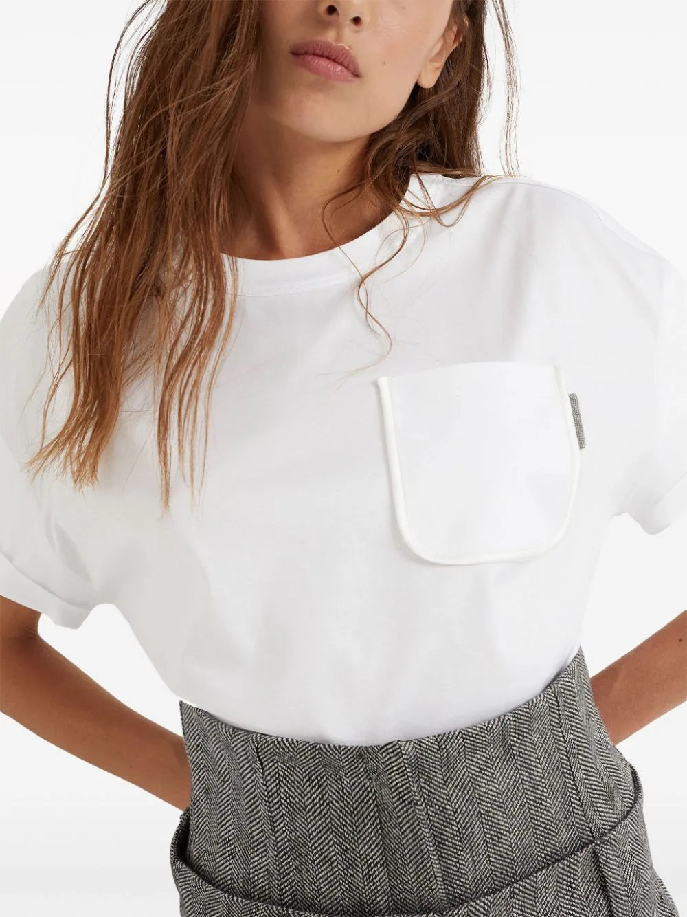 BRUNELLO CUCINELLI Elegant Casual T-shirt for Women