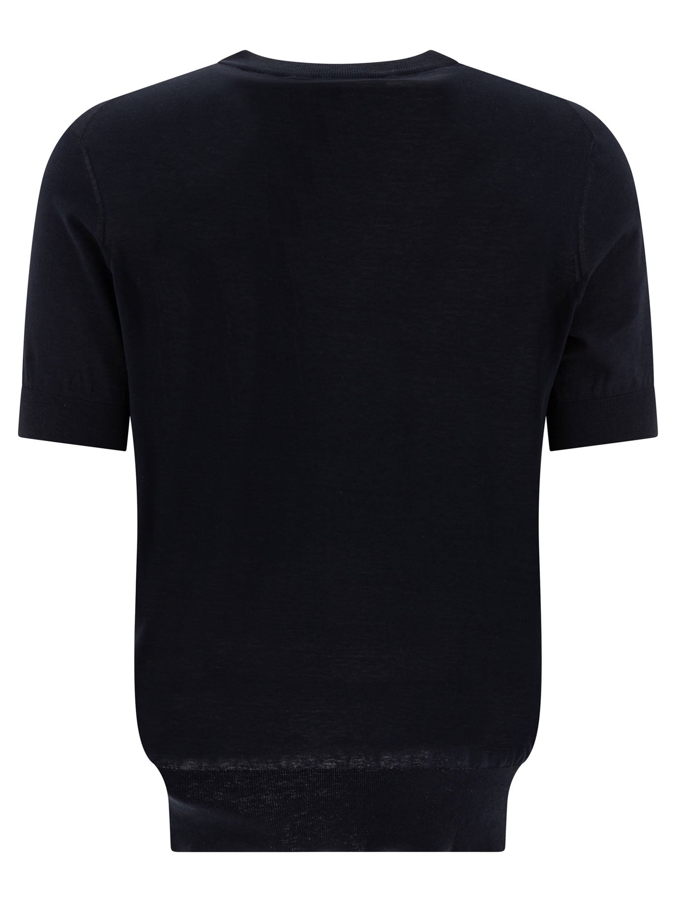BRUNELLO CUCINELLI Fine Knit T-shirt in Luxurious Blend for Men