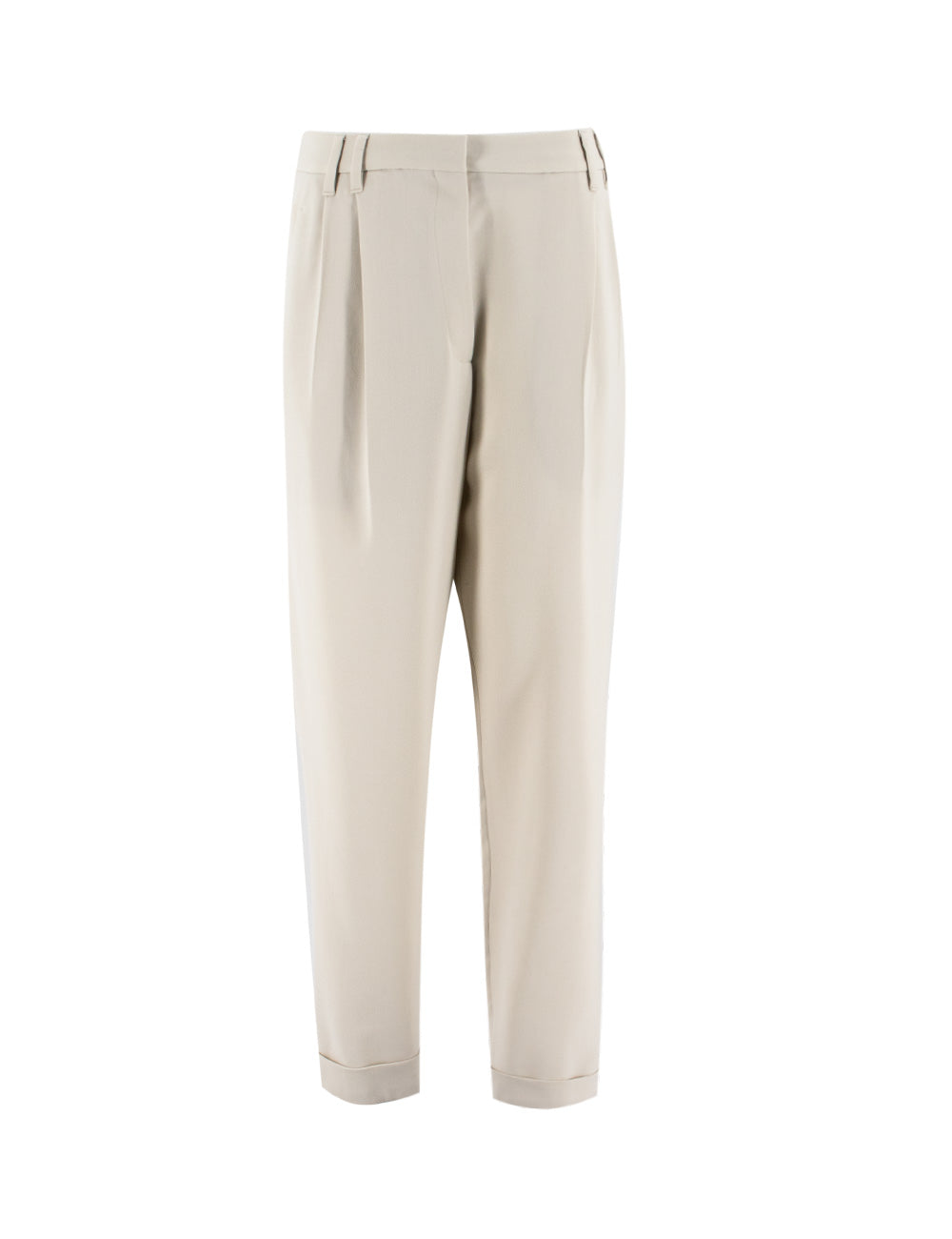 BRUNELLO CUCINELLI Elegant Wide-Leg Trousers for Women - Regular Fit