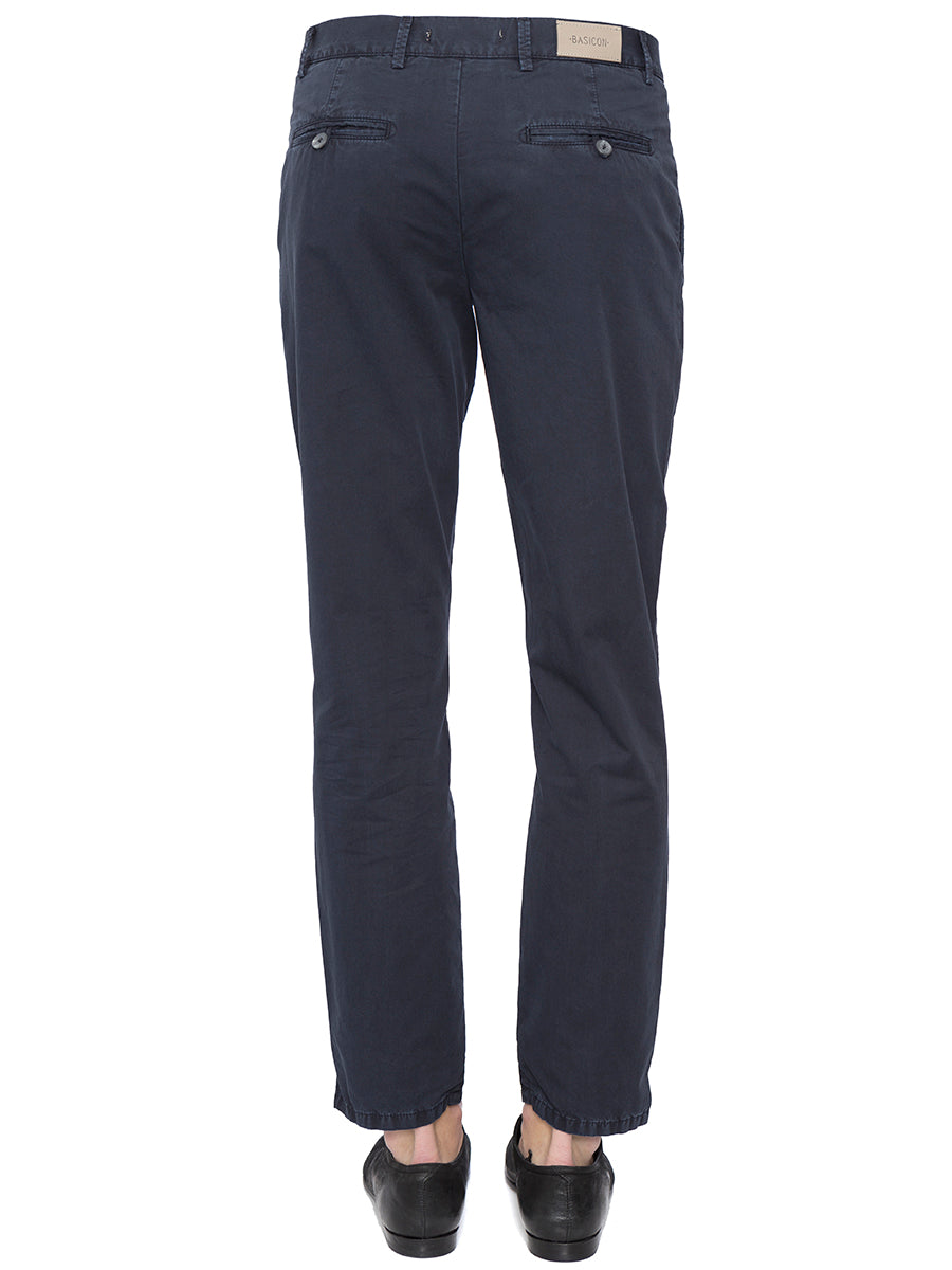 BASICON Men's Mini Chino Pants with Pleats (Size 46)