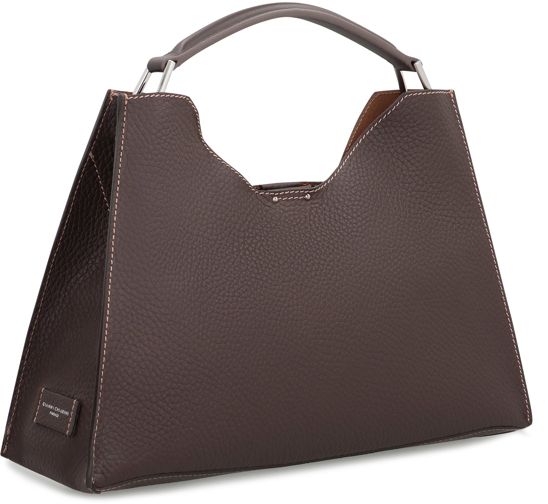 GIANNI CHIARINI Aurora Leather Handbag - 42cm x 30cm x 10cm