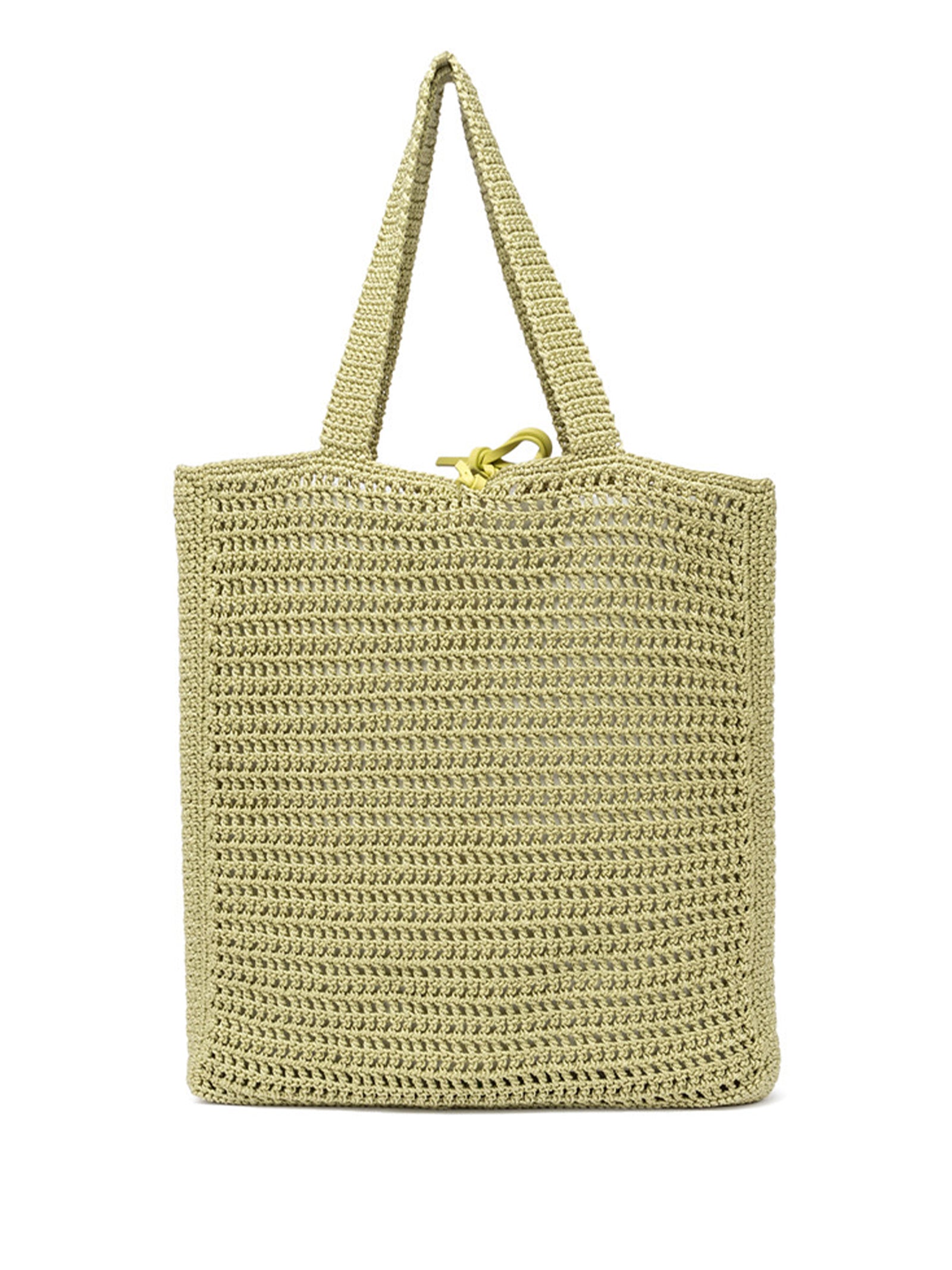 GIANNI CHIARINI Chic Crocheted Shopping Handbag