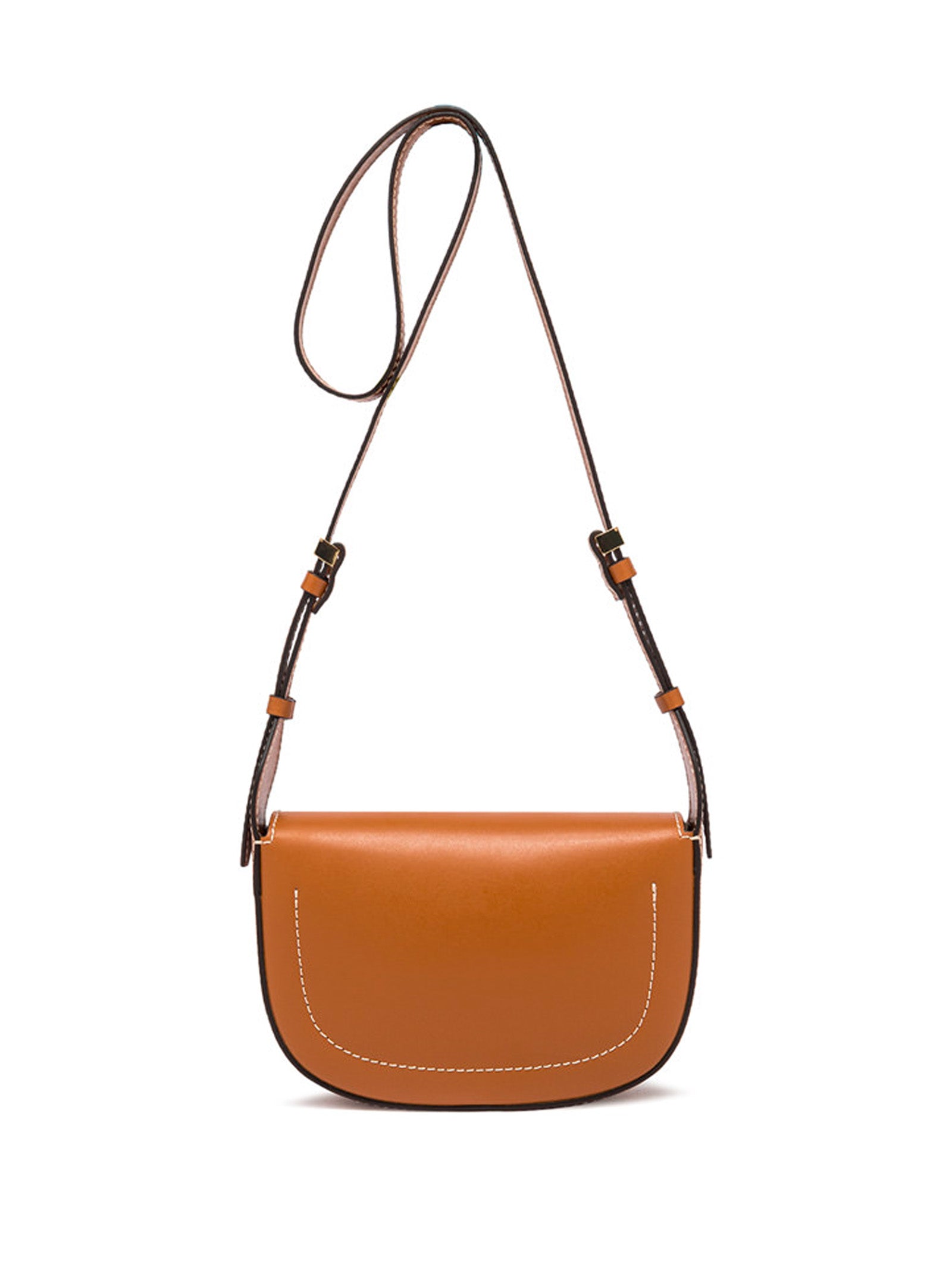 GIANNI CHIARINI Leather Shoulder Handbag with Flap - Elegant Design