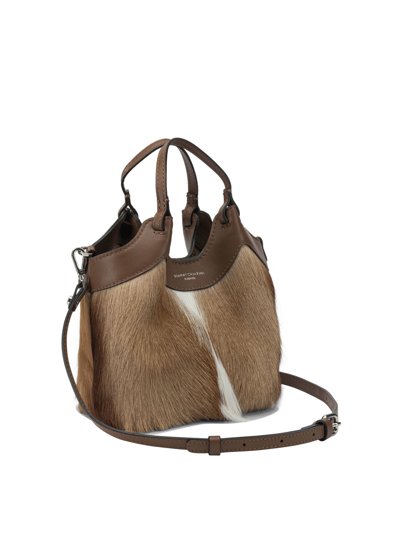 GIANNI CHIARINI Chic Leather Handbag - Women's Mini Style