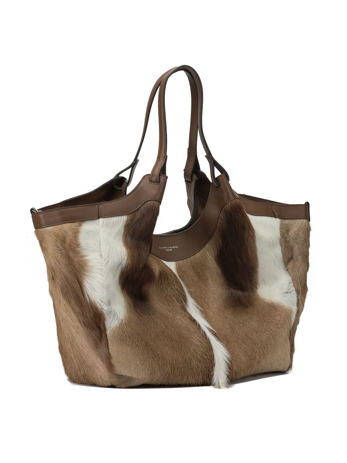 GIANNI CHIARINI Leather Shoulder Handbag