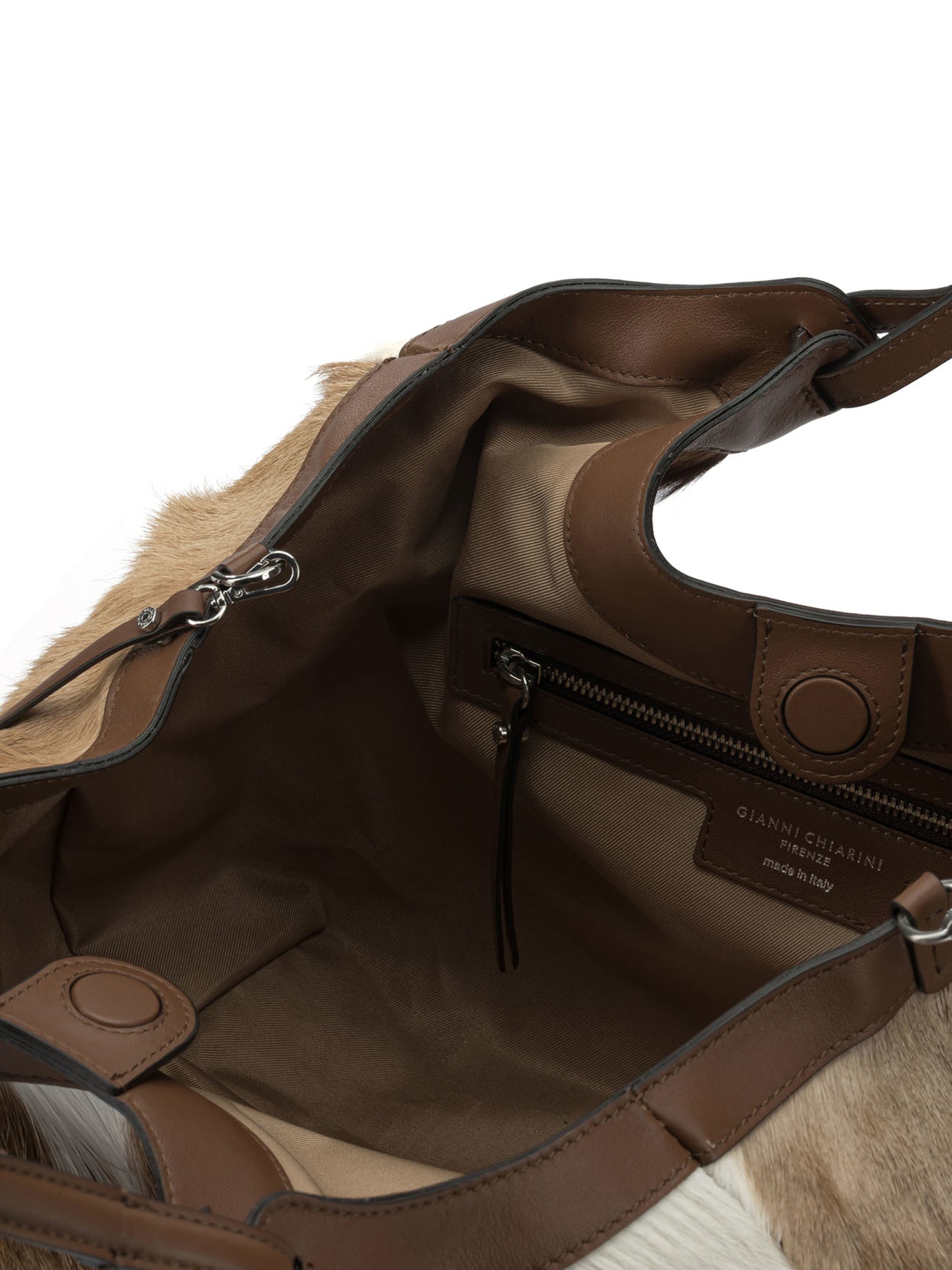 GIANNI CHIARINI Leather Shoulder Handbag