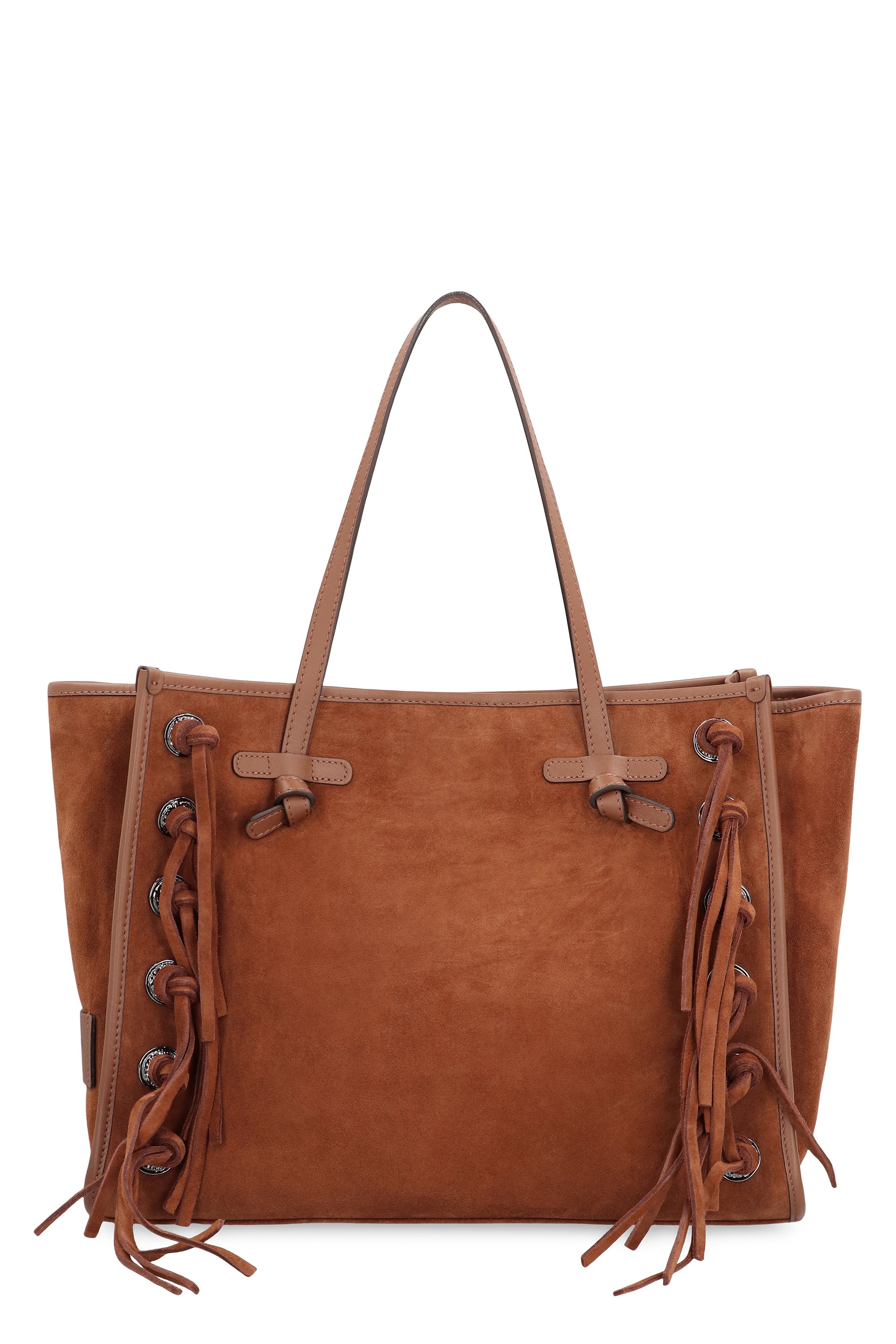 GIANNI CHIARINI Marcella Suede Tote Handbag - 38x31x16 CM