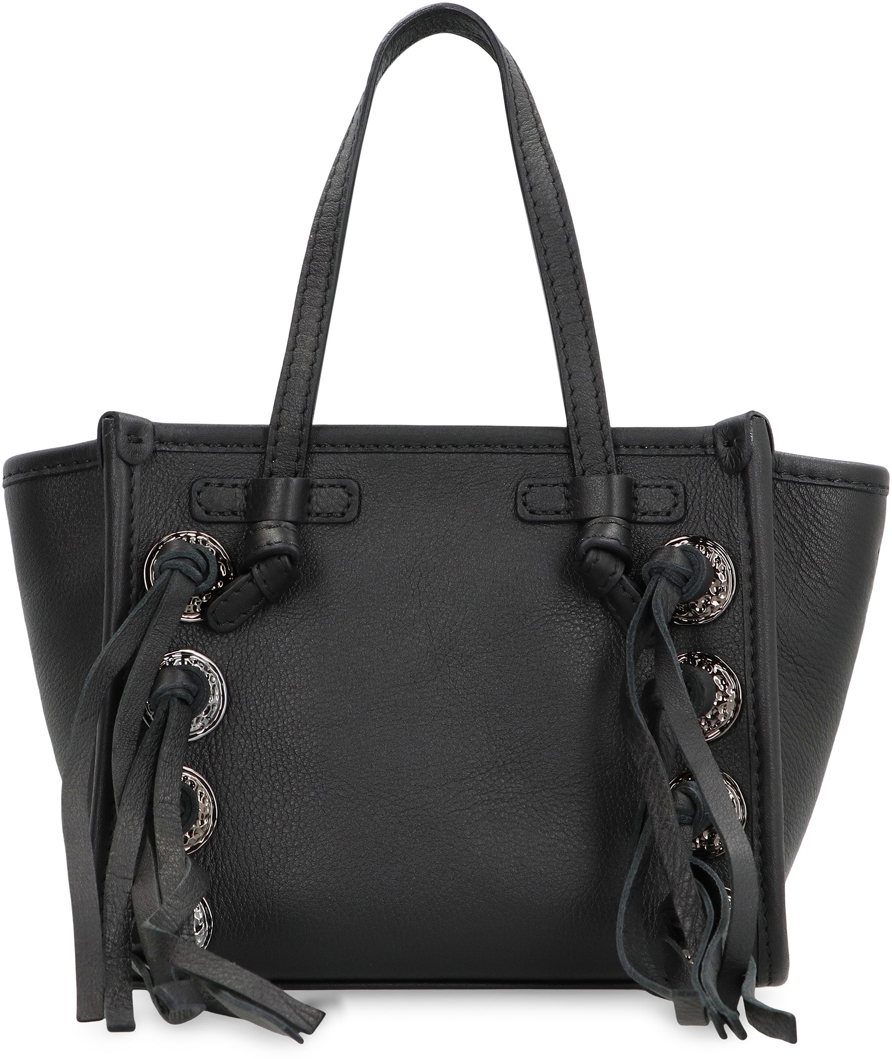 GIANNI CHIARINI Mini Leather Handbag with Fringes