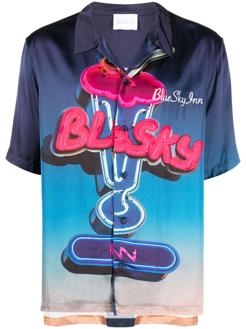 BLUE SKY INN Graphic-Print Short-Sleeve Shirt