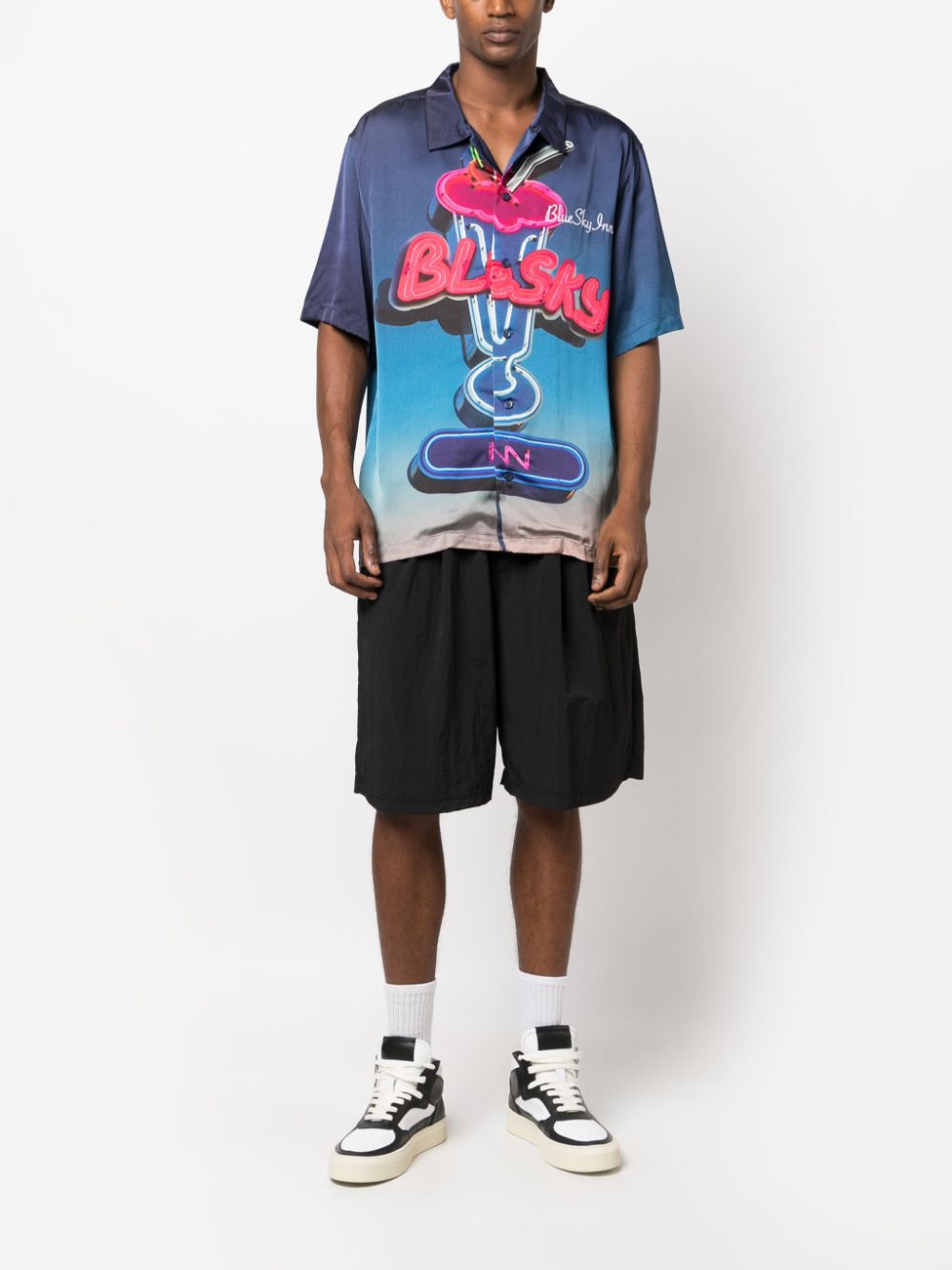 BLUE SKY INN Graphic-Print Short-Sleeve Shirt