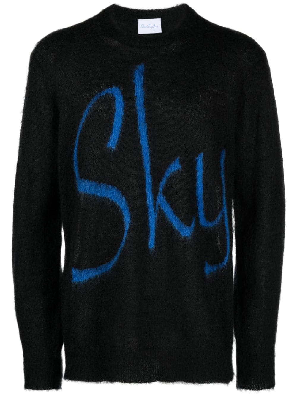 BLUE SKY INN Logo-Print Wool Blend Sweater