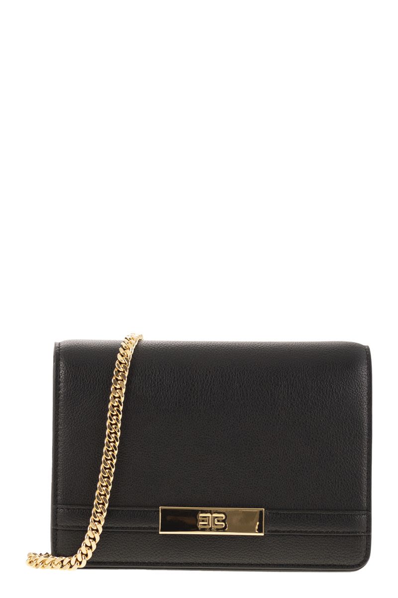 ELISABETTA FRANCHI Mini Shoulder Bag with Chain Detail