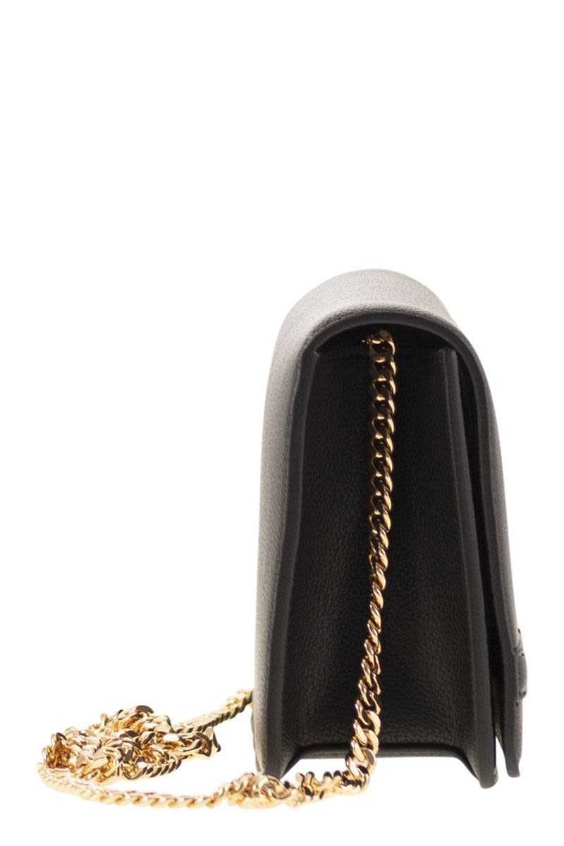 ELISABETTA FRANCHI Mini Shoulder Bag with Chain Detail