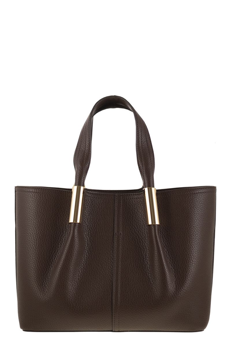 ELISABETTA FRANCHI Medium Tote Handbag with Logo Details