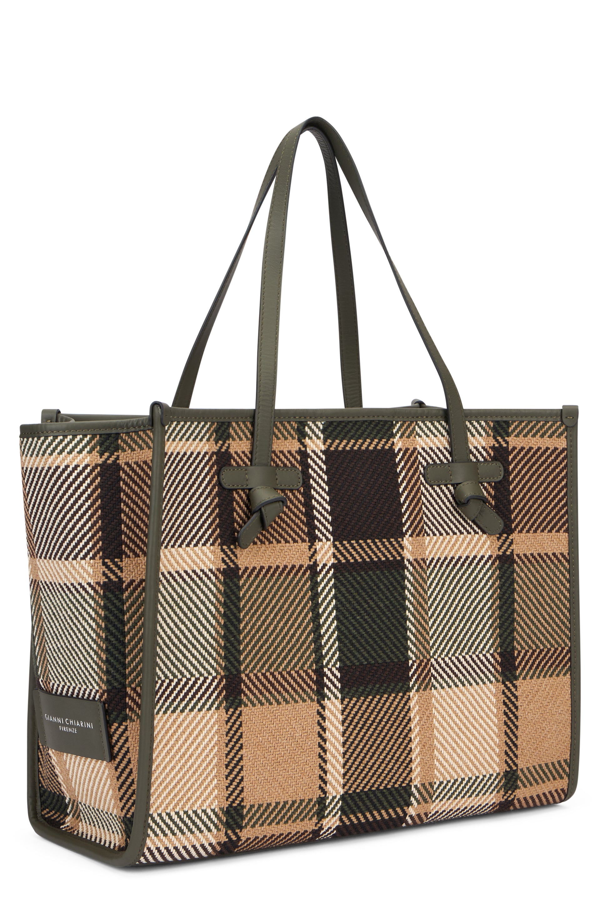 GIANNI CHIARINI Marcella Fabric Tote Handbag - 38 cm x 31 cm x 16 cm