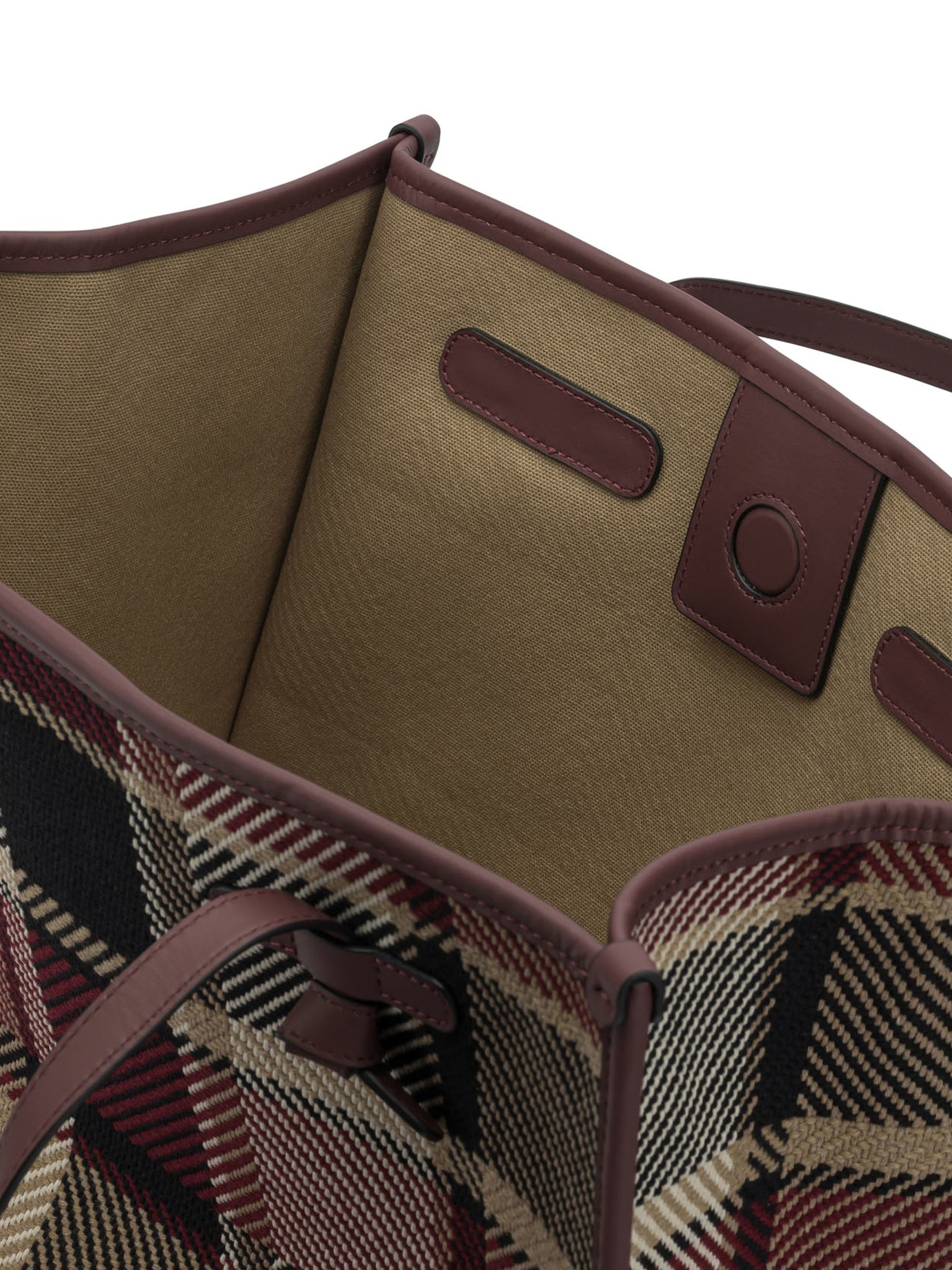 GIANNI CHIARINI Leather Fabric Shoulder Handbag