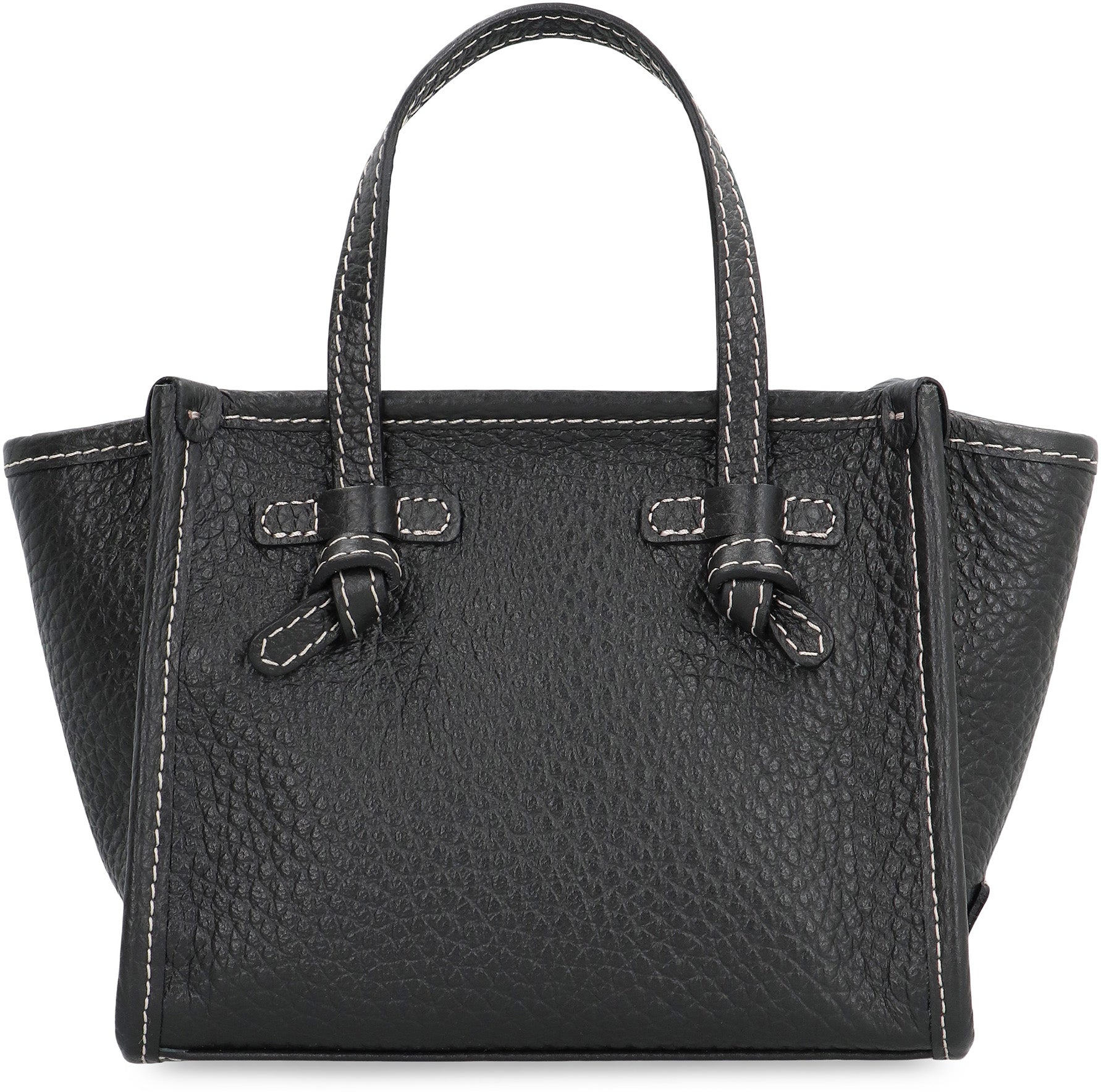 GIANNI CHIARINI Mini Leather Handbag with Adjustable Strap