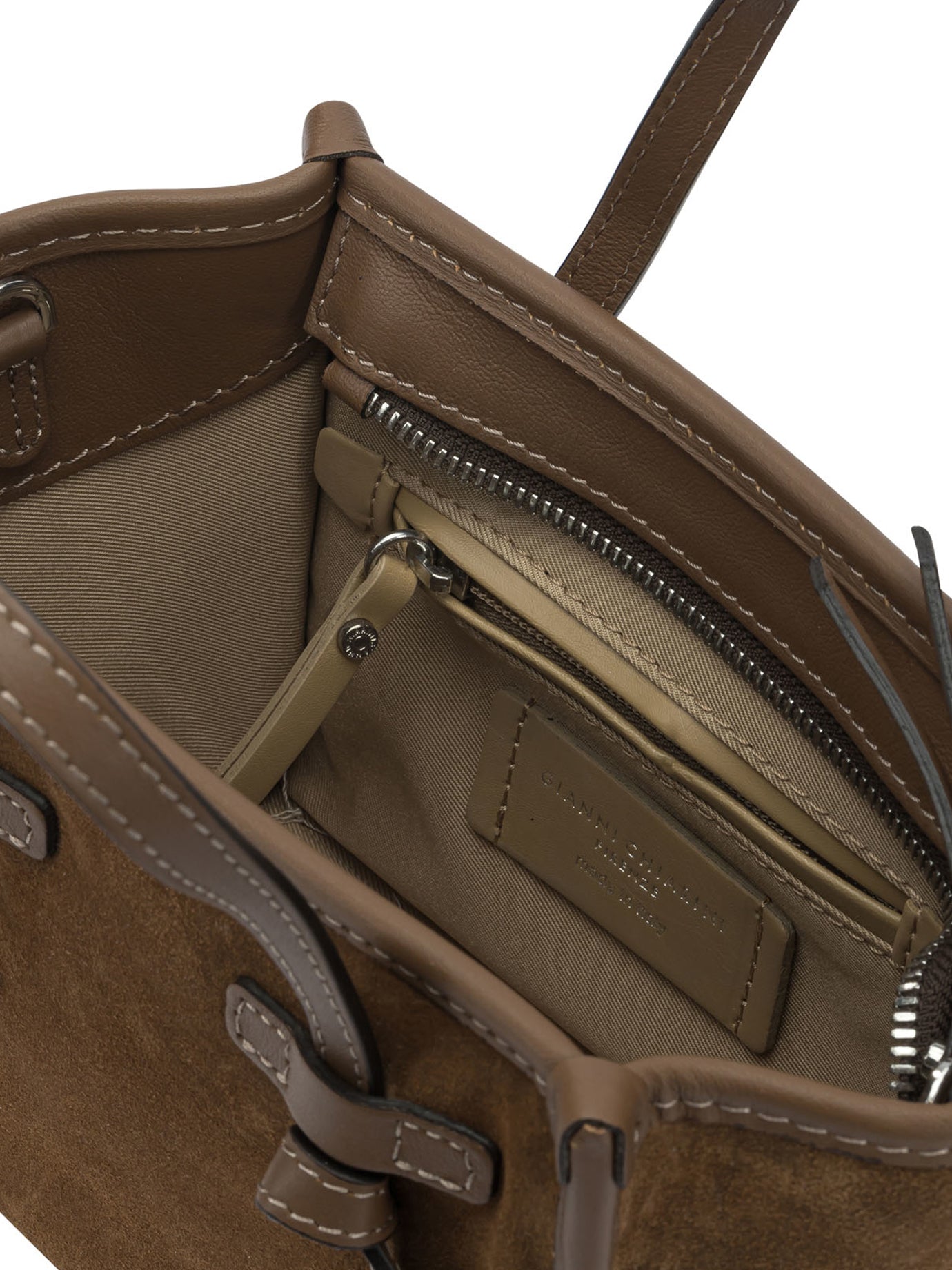 GIANNI CHIARINI Suede Leather Handbag – Fall/Winter 2025 Collection